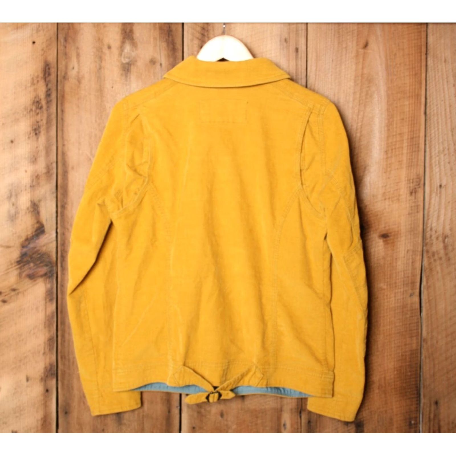 Eddie Bauer EDDIE BAUER Jacket Women's M Corduroy Utility Yellow Fall 2013 Shirt? Size M / US 6-8 / IT 42-44 - 7 Thumbnail