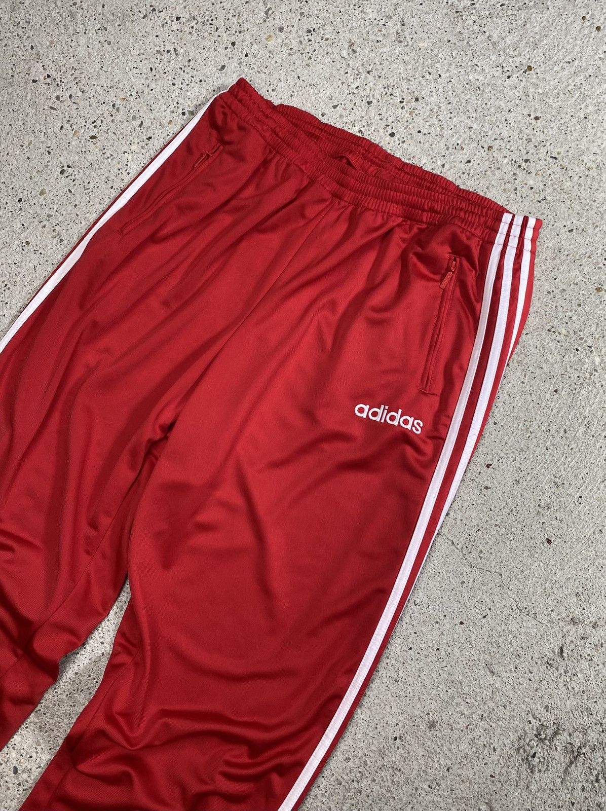 Adidas Adidas vintage tracksuit set red 90s Size US XXL / EU 58 / 5 - 14 Thumbnail
