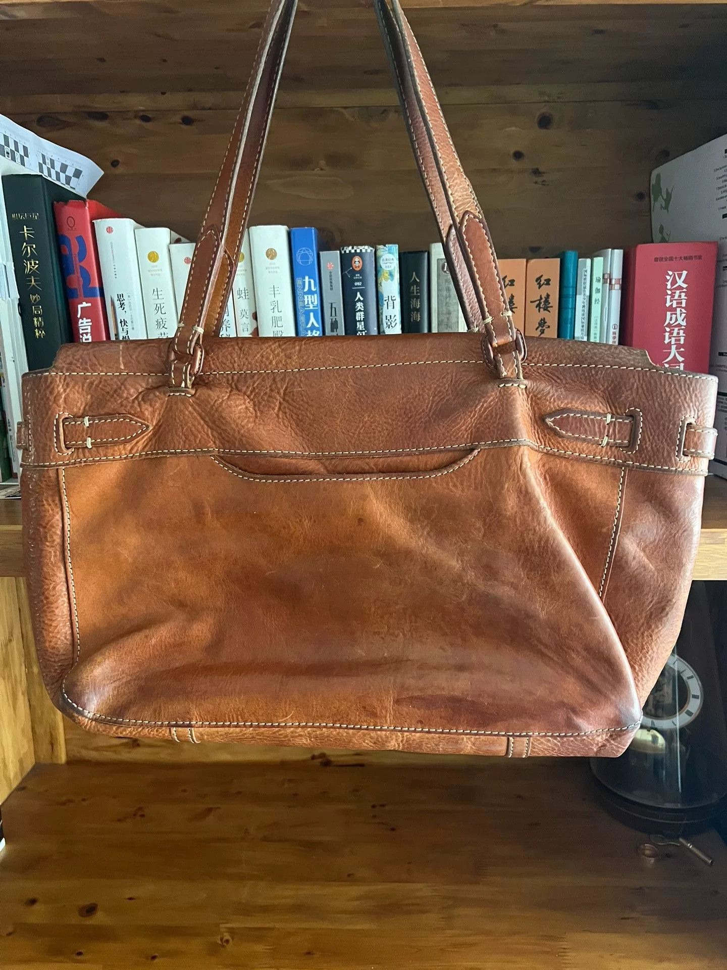 Gents Genten Vintage Leather Bag Size ONE SIZE - 5 Thumbnail
