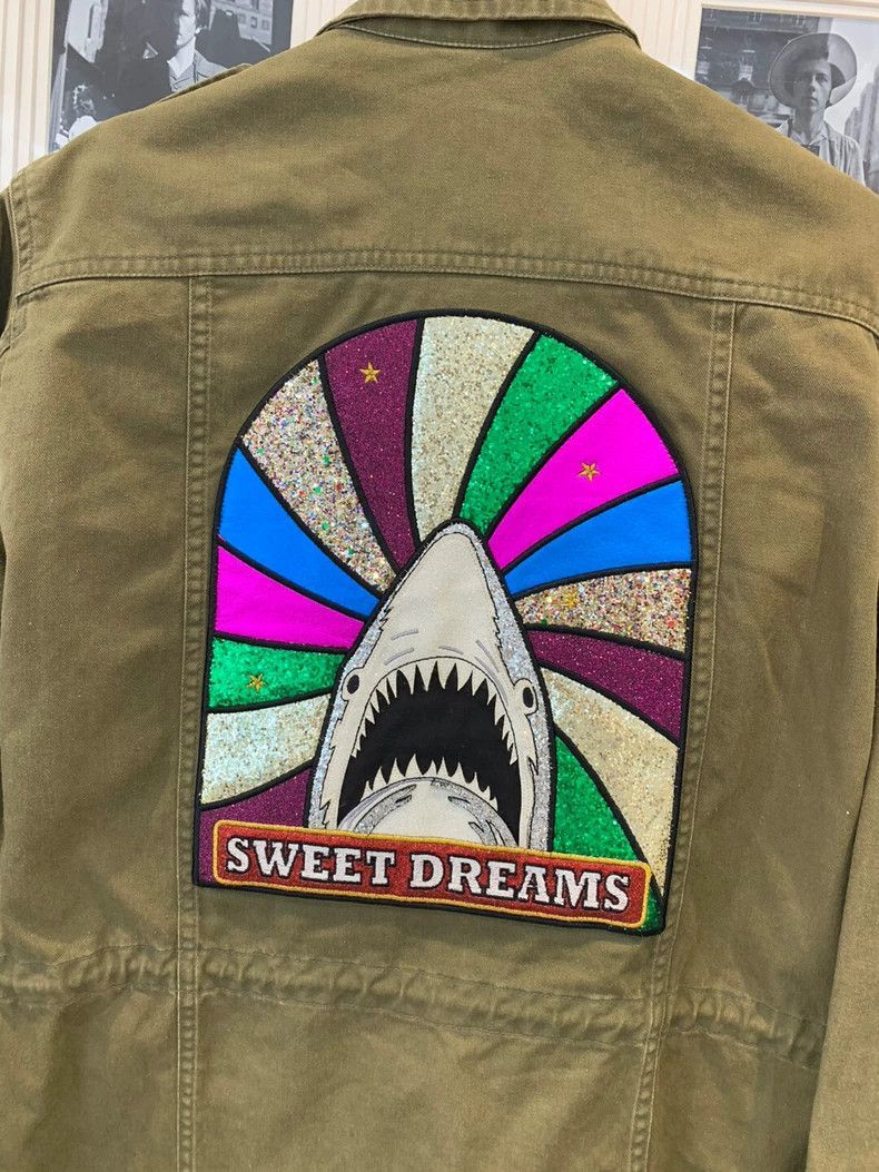 Saint Laurent Paris Saint Laurent Paris Saint Laurent Shark Jacket with Colorf Size US XS / EU 42 / 0 - 4 Thumbnail