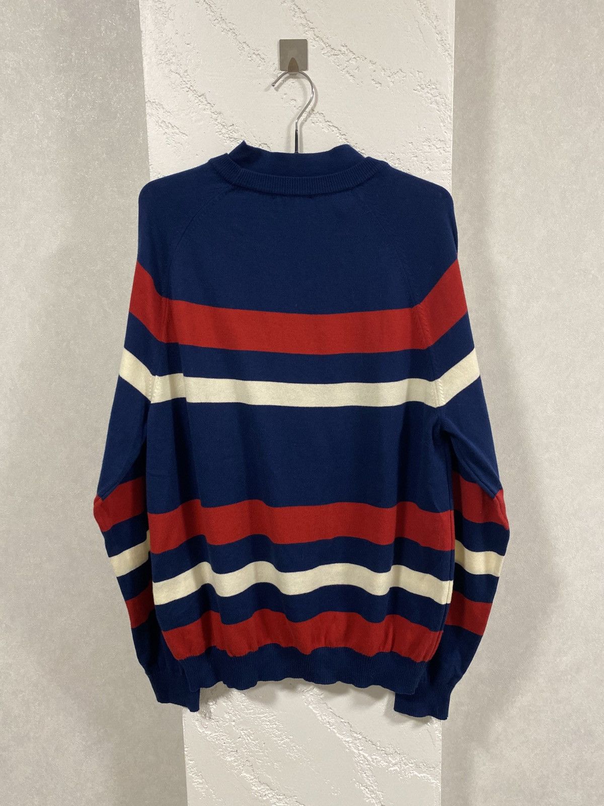 Baracuta Baracuta Embroidered Logo Stripe Sweater Double Neck Size: M Size US M / EU 48-50 / 2 - 5 Thumbnail