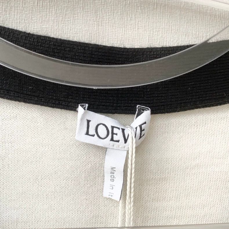 Loewe LOEWE White knitted sweater Size S / US 4 / IT 40 - 2 Thumbnail