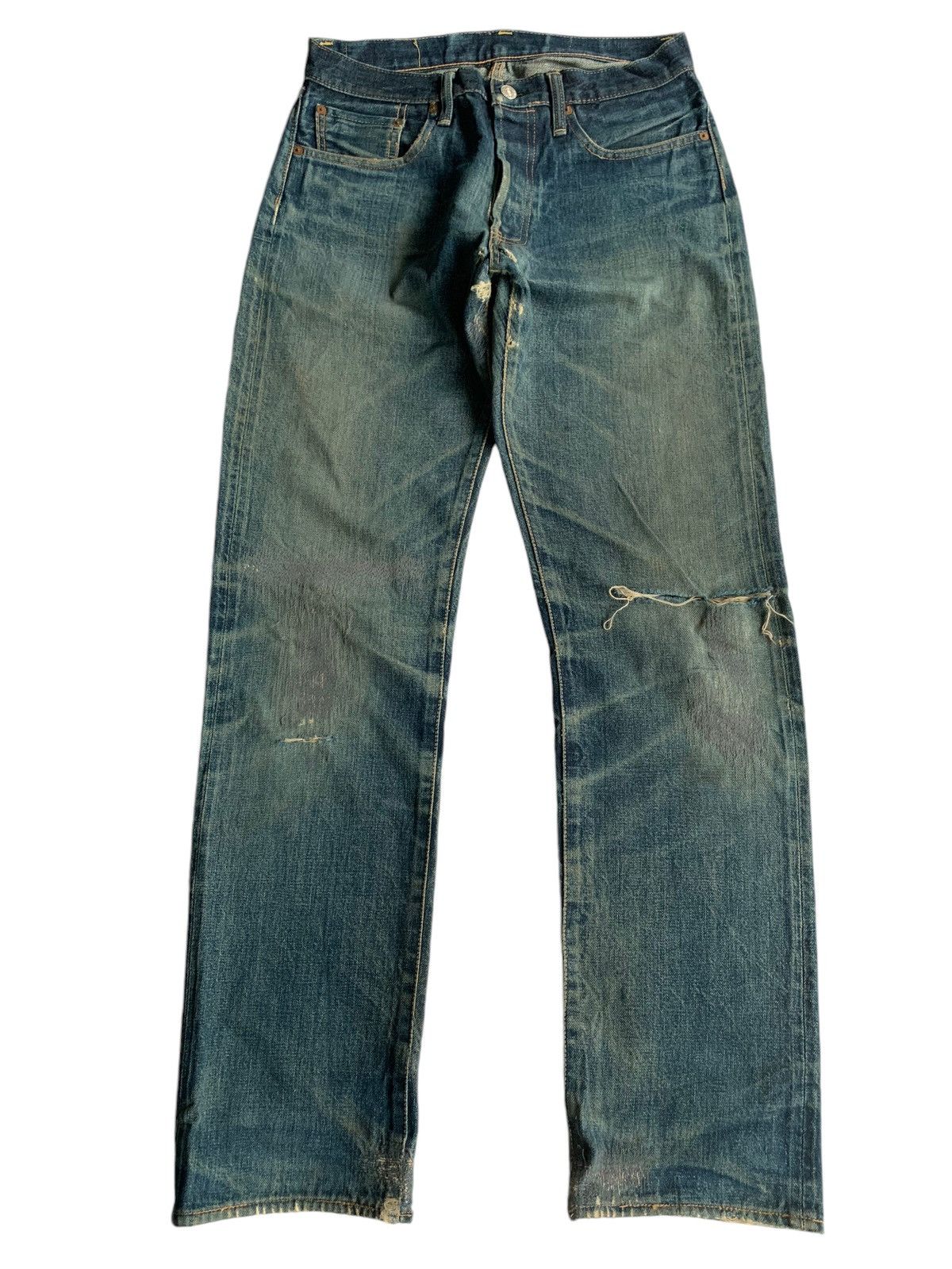 Kapital Vintage Go West Button fly Japan Selvedge distressed denim Size US 30 / EU 46 - 1 Thumbnail
