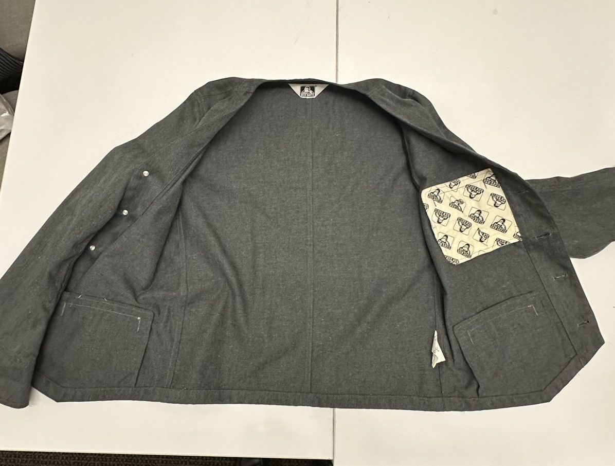 Ben Davis RARE JAPAN BEN DAVIS MEN’S COLLARLESS DENIM JACKET Size US L / EU 52-54 / 3 - 7 Thumbnail
