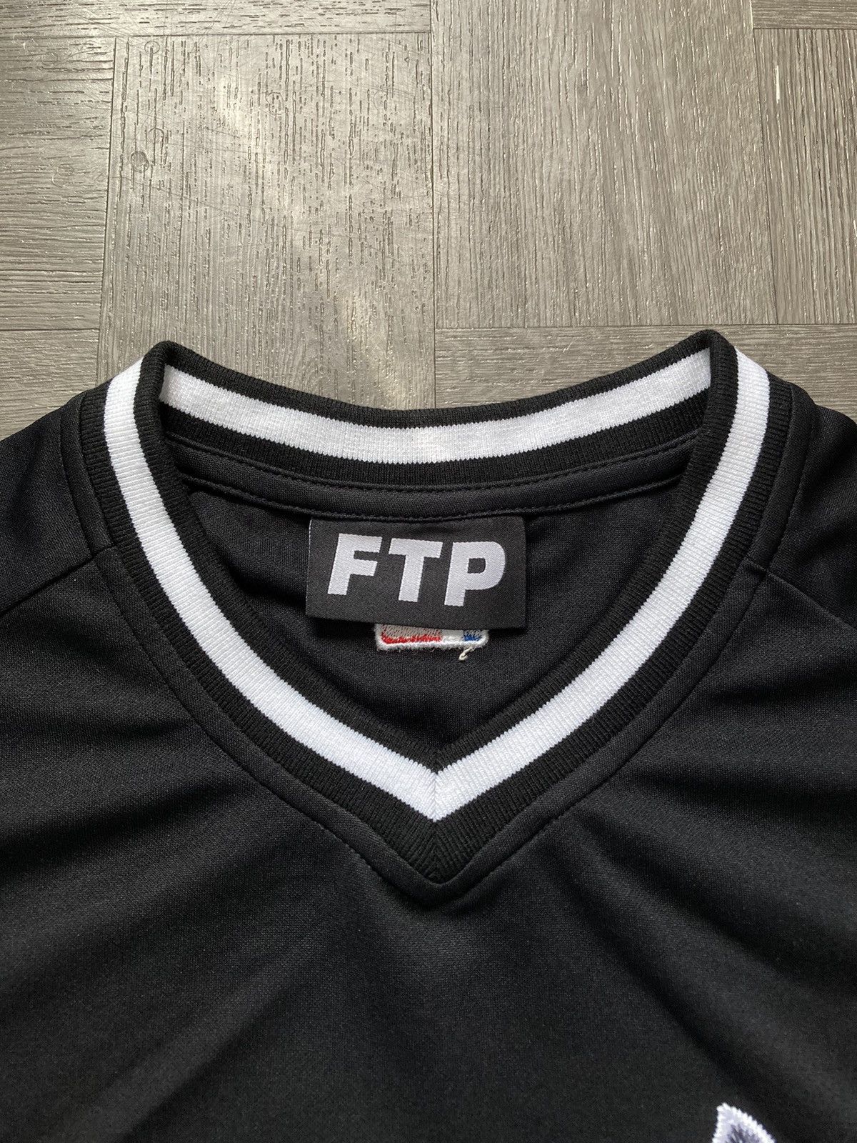 Fuck The Population FTP Script Pullover Baseball Jersey Size US M / EU 48-50 / 2 - 7 Thumbnail