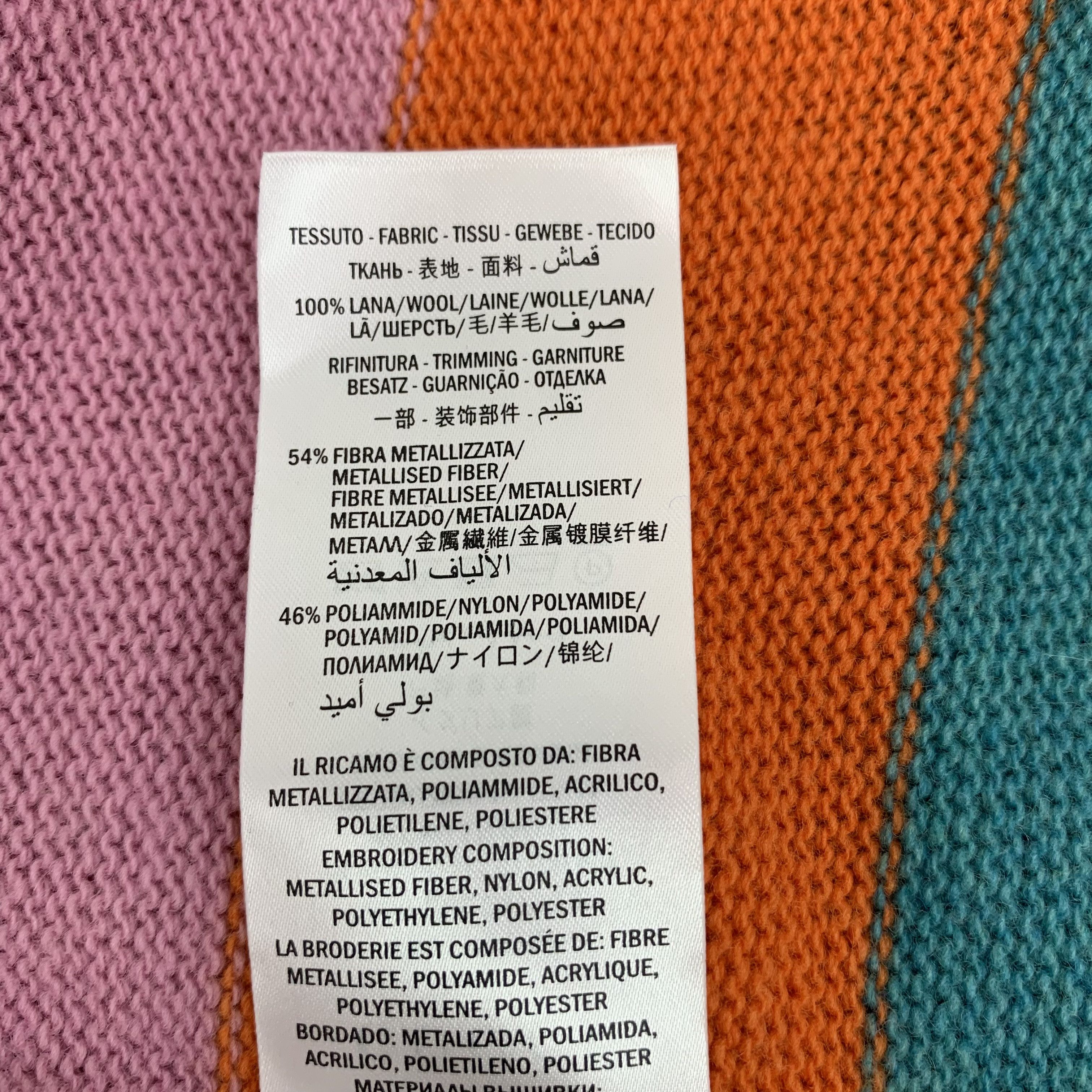 Gucci Gucci Tiger Sequin Wool Sweater Multicolor (S) Size S / US 4 / IT 40 - 8 Thumbnail