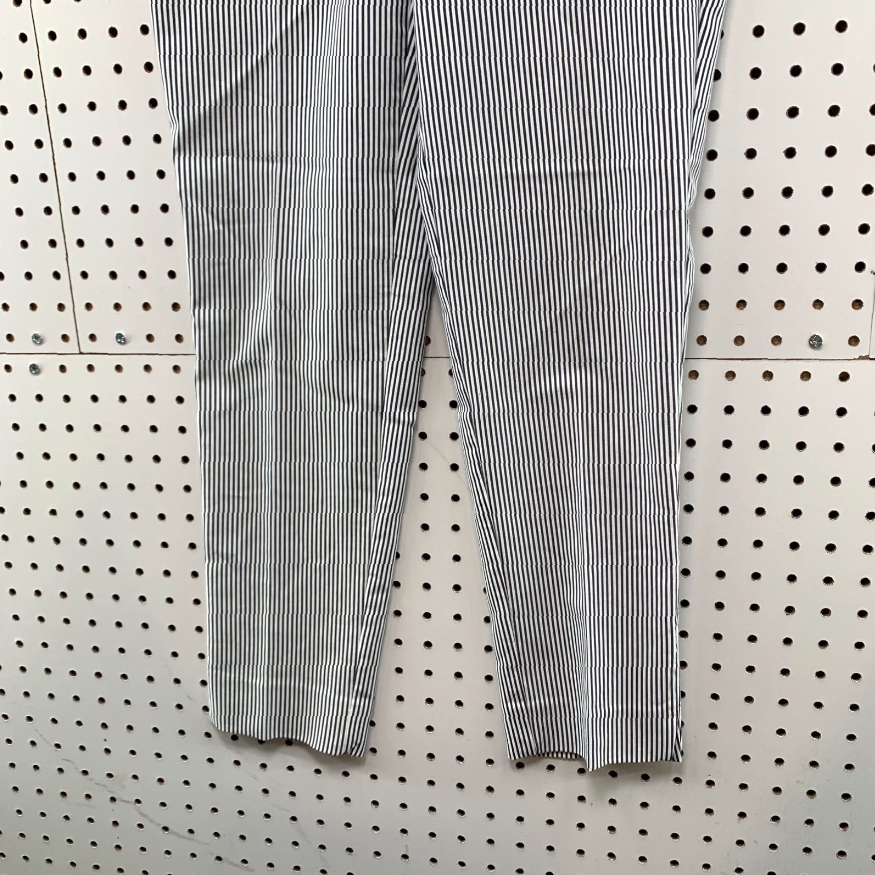Anne Klein NEW Anne Klein Dress Pants Womens Size 2 Fits 29x27 Blue White Striped NWT Size 26" / US 2 / IT 38 - 4 Thumbnail