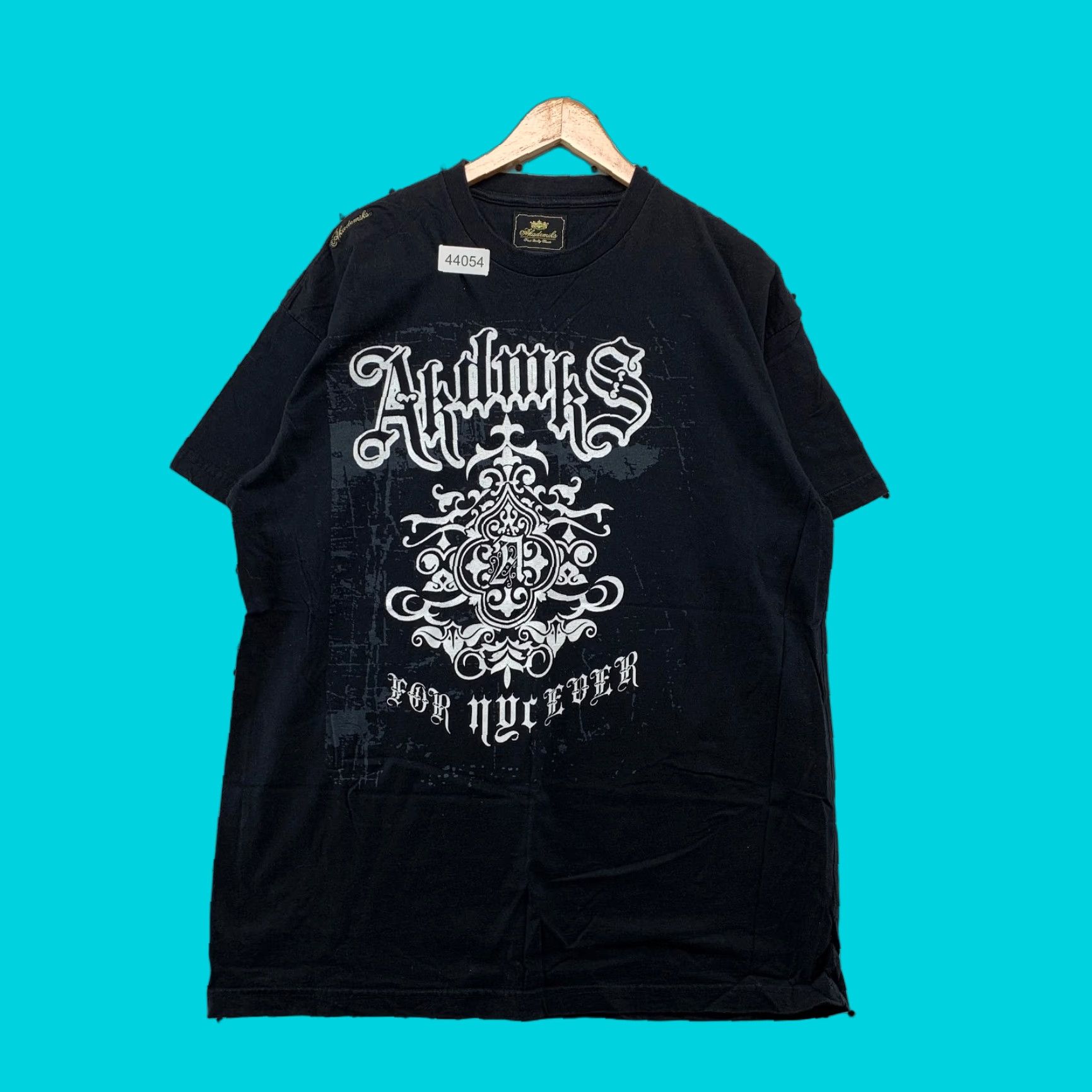 Akademiks VINTAGE Akademiks Shirt Mens XL Black Hip Hop Graphic Print Short Sleeve Size US XL / EU 56 / 4 - 1 Thumbnail