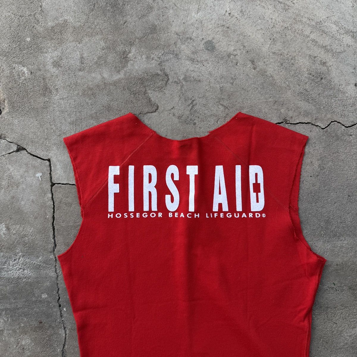 Japanese Brand × Vintage Y2K Life Guard First Aid Sexy Tank Top Size S / US 4 / IT 40 - 4 Thumbnail