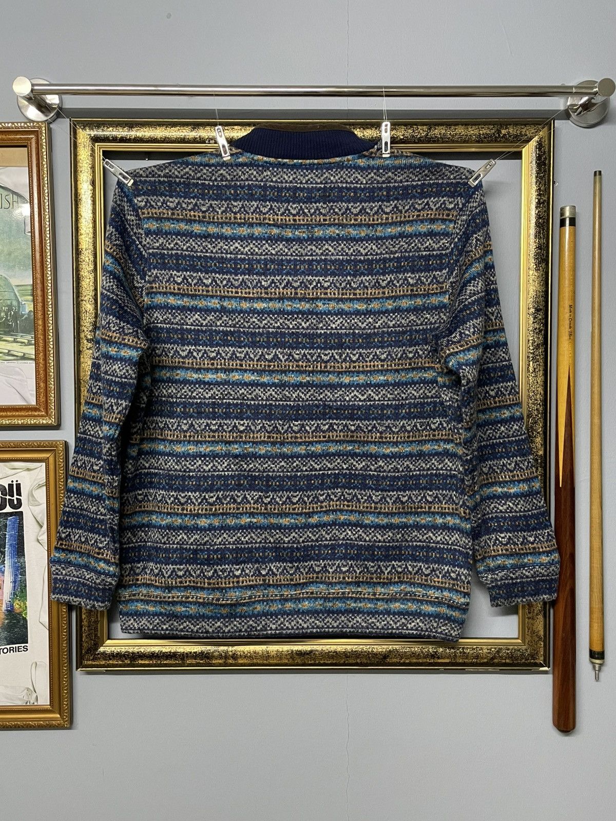 Kansai Yamamoto Vintage 90s Japan Designer Kansai Yamamoto Navajo Sweatshirt Size US M / EU 48-50 / 2 - 8 Thumbnail