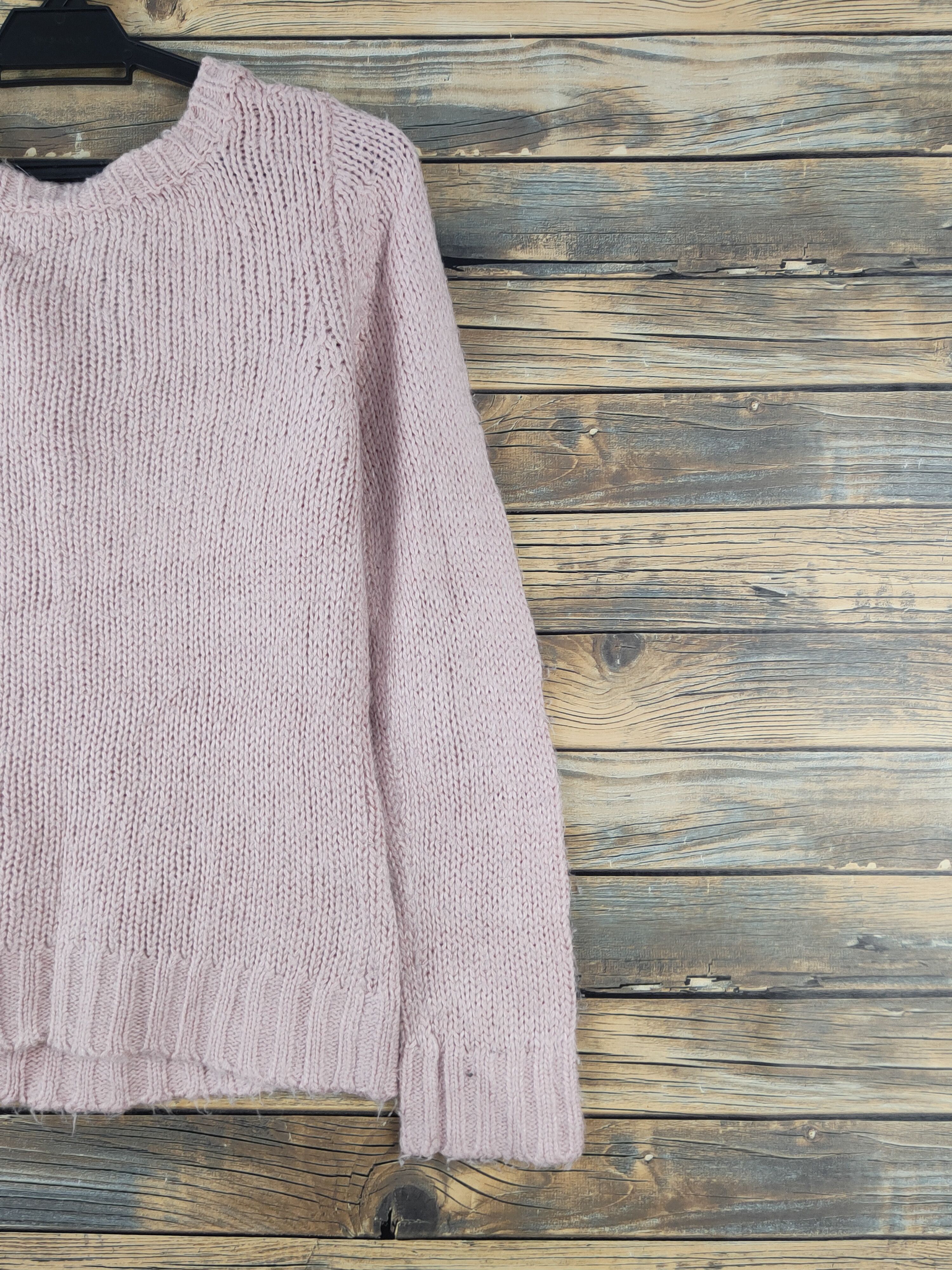 Aran Isles Knitwear Japanese Brand Peach cable Knitwear Sweatshirts #W1823 Size S / US 4 / IT 40 - 10 Thumbnail
