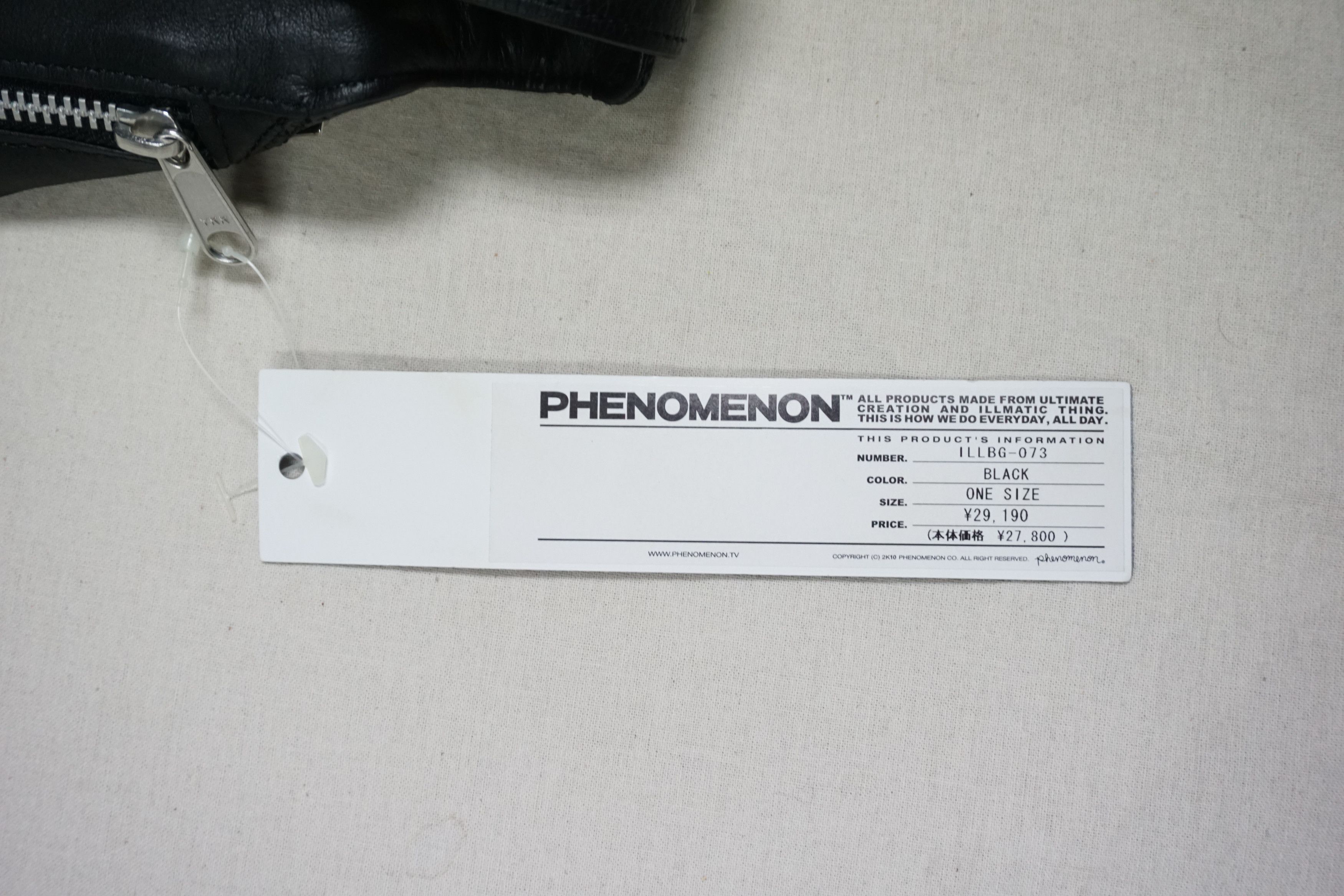 Designer × Japanese Brand Phenomenon Steel Plates Leather Waist Bag Size ONE SIZE - 3 Thumbnail