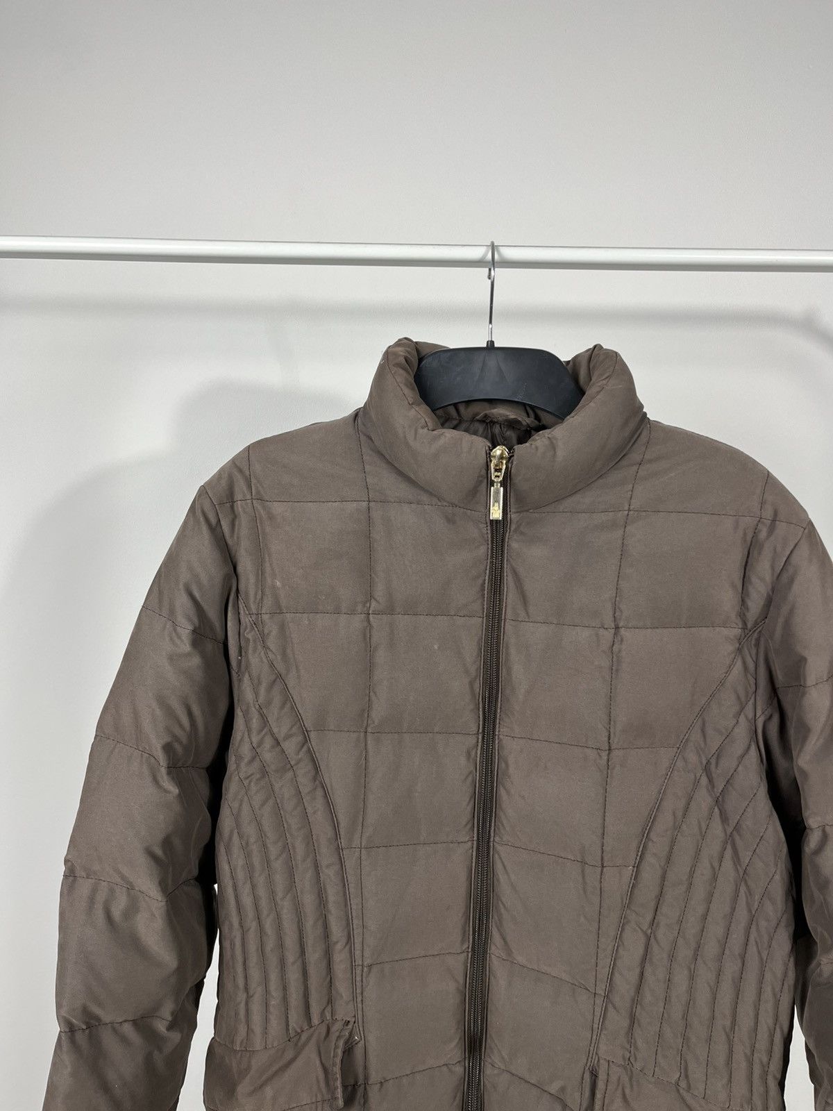 Moncler Moncler Vintage Brown Down Puffer Long Coat Women’s Size L / US 10 / IT 46 - 3 Thumbnail