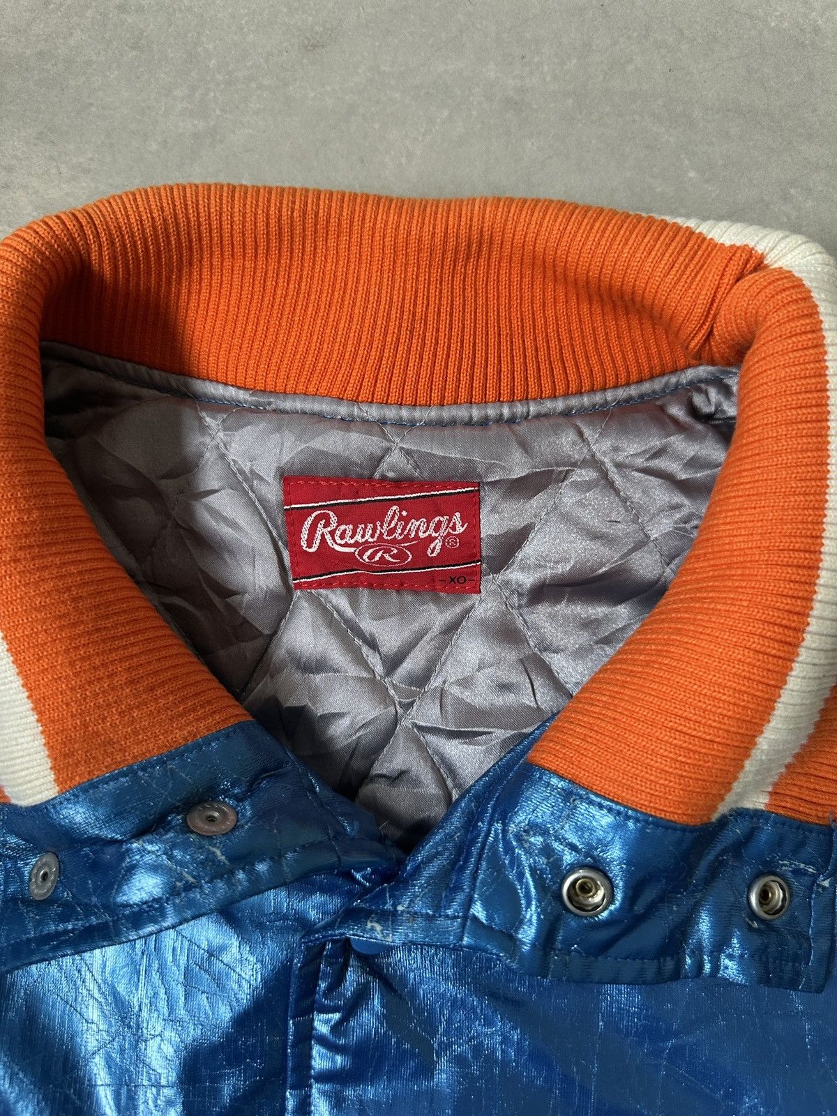 Japanese Brand VINTAGE RAWLINGS BASEBALL JACKET Size US XL / EU 56 / 4 - 6 Thumbnail