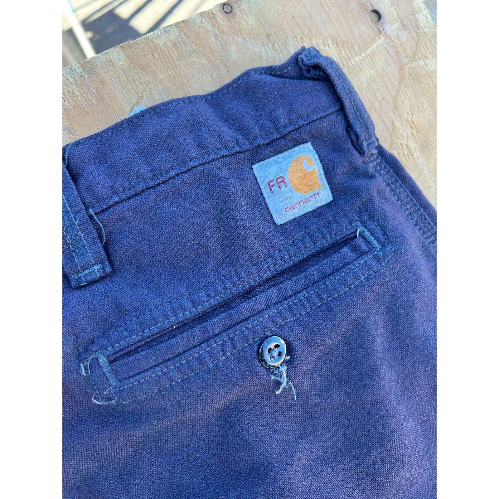 Carhartt Carhartt Flame Resistant NFPA 2112 Navy Blue Cargo 38x34 FR Size US 38 / EU 54 - 5 Thumbnail