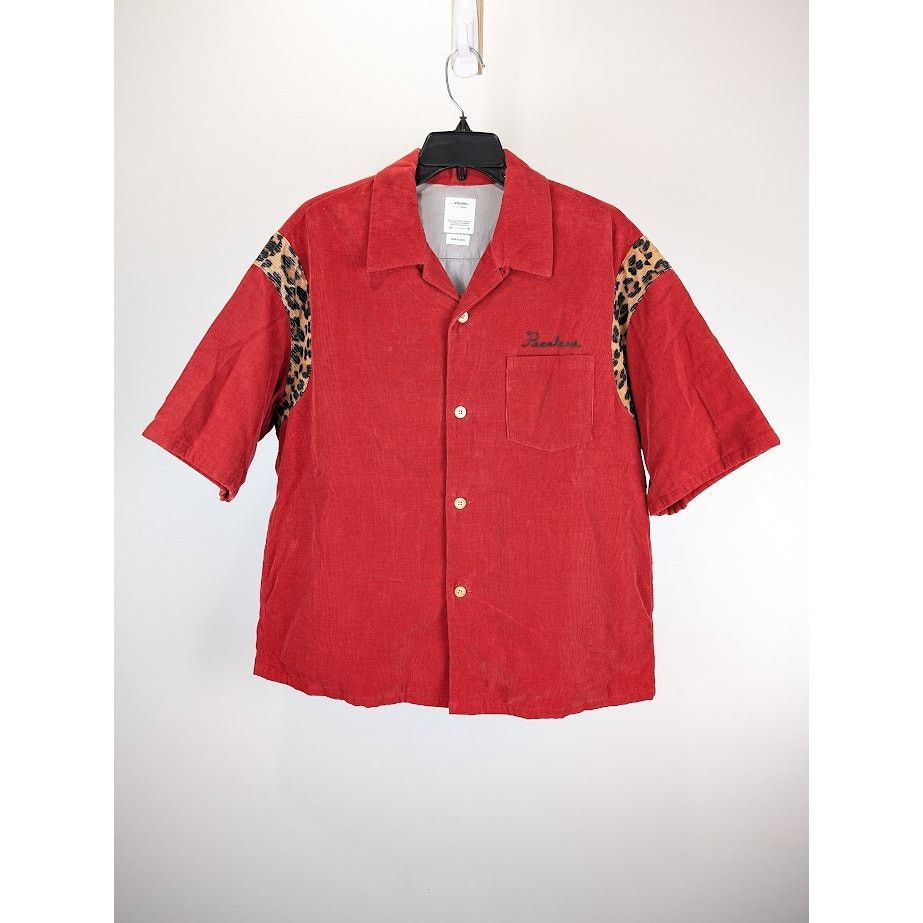 Visvim o1rshd1 Wallis Down Shirt S/S in Red Size US M / EU 48-50 / 2 - 1 Thumbnail