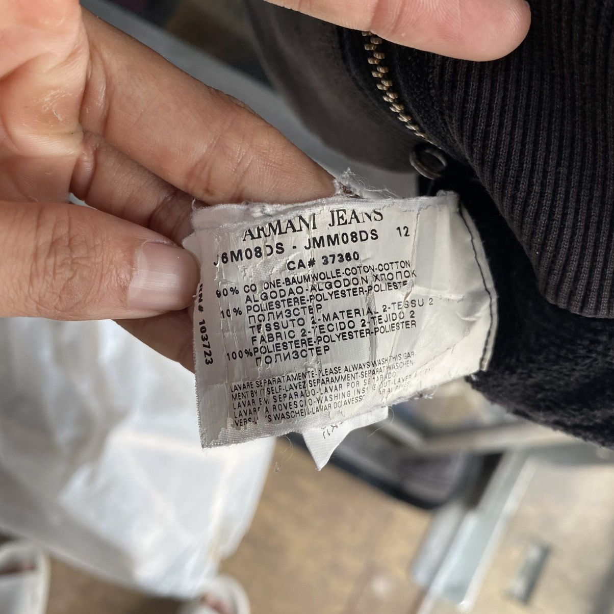 Armani Vintage ARMANI JEANS Zip-Up Jacket with Dual Chest Pockets Size US M / EU 48-50 / 2 - 17 Thumbnail
