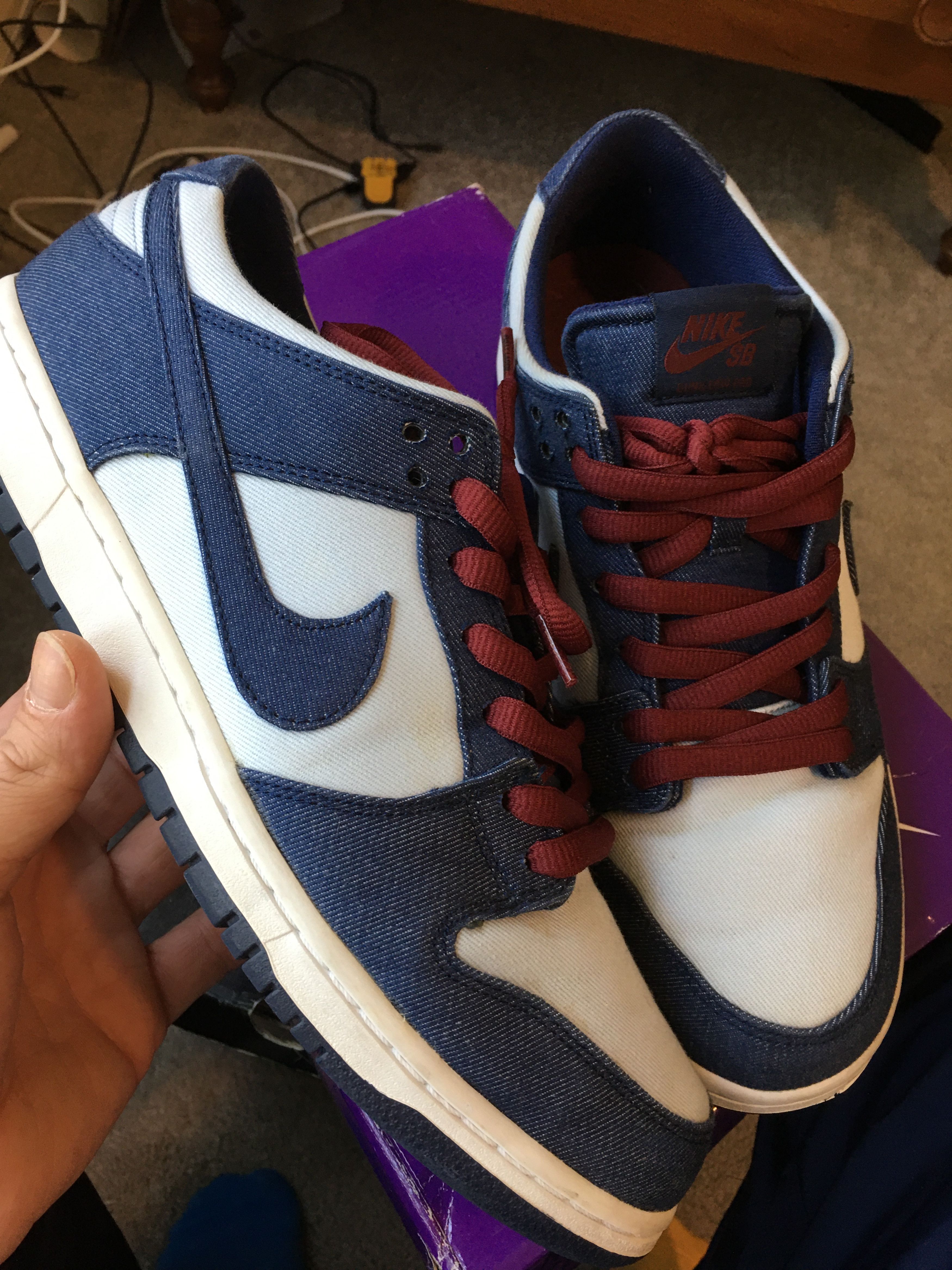 Nike Nike sb binary blue denim Size US 11.5 / EU 44-45 - 1 Thumbnail