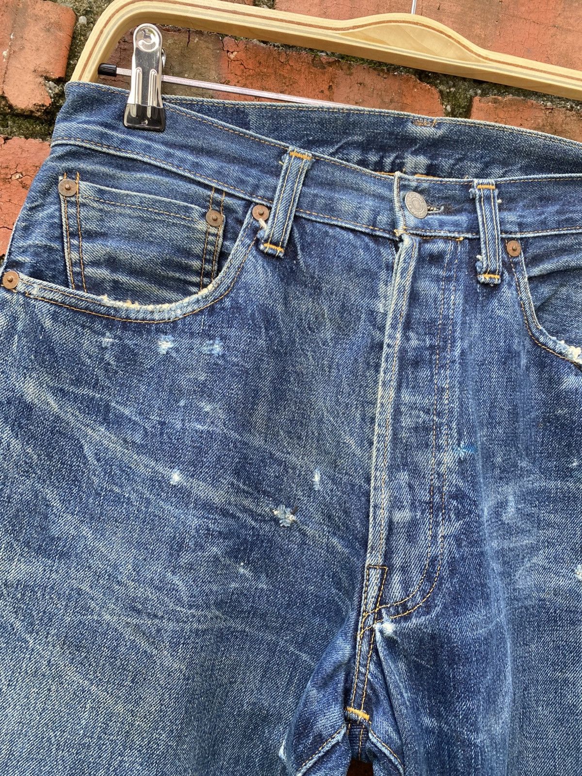 Levi's × Levi's Vintage Clothing × Vintage W31x29 Vintage levi's 501xx redline big E made in USA Size US 31 - 3 Thumbnail