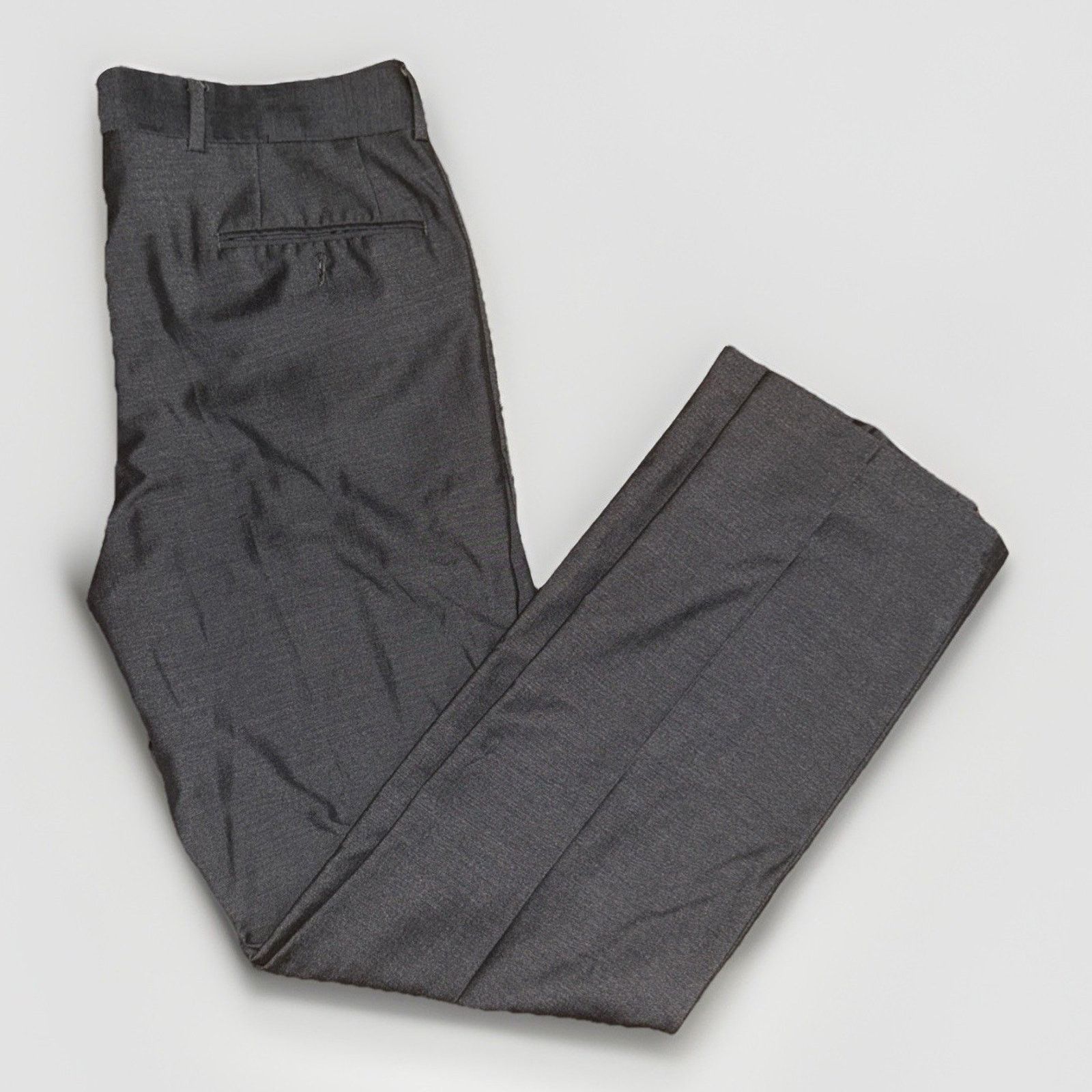 John Varvatos USA Men’s Dress Pants Gray Flat Front 34x30
