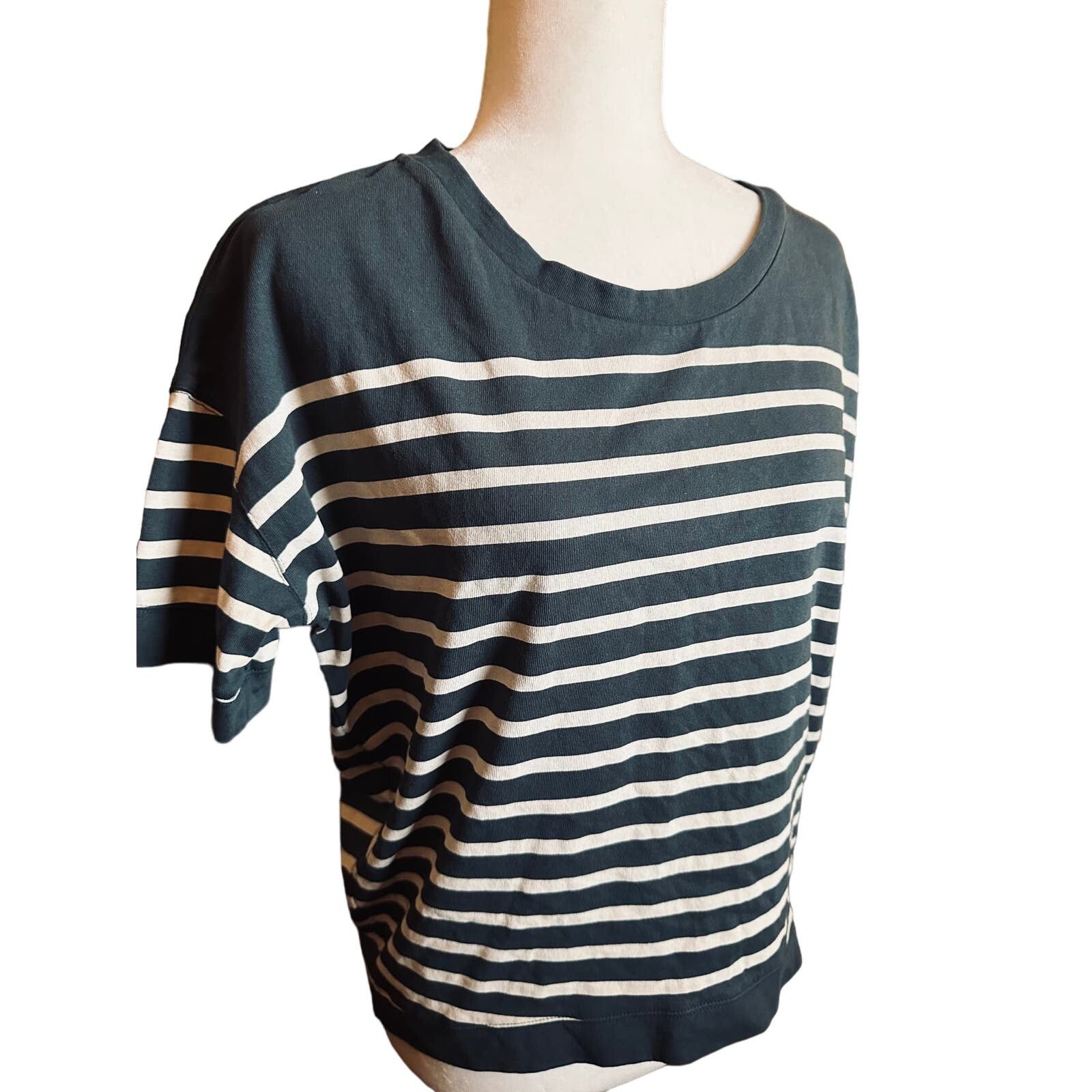 Sundry Sundry Blue Stripe Top, Size Small, NWT Size S / US 4 / IT 40 - 2 Thumbnail