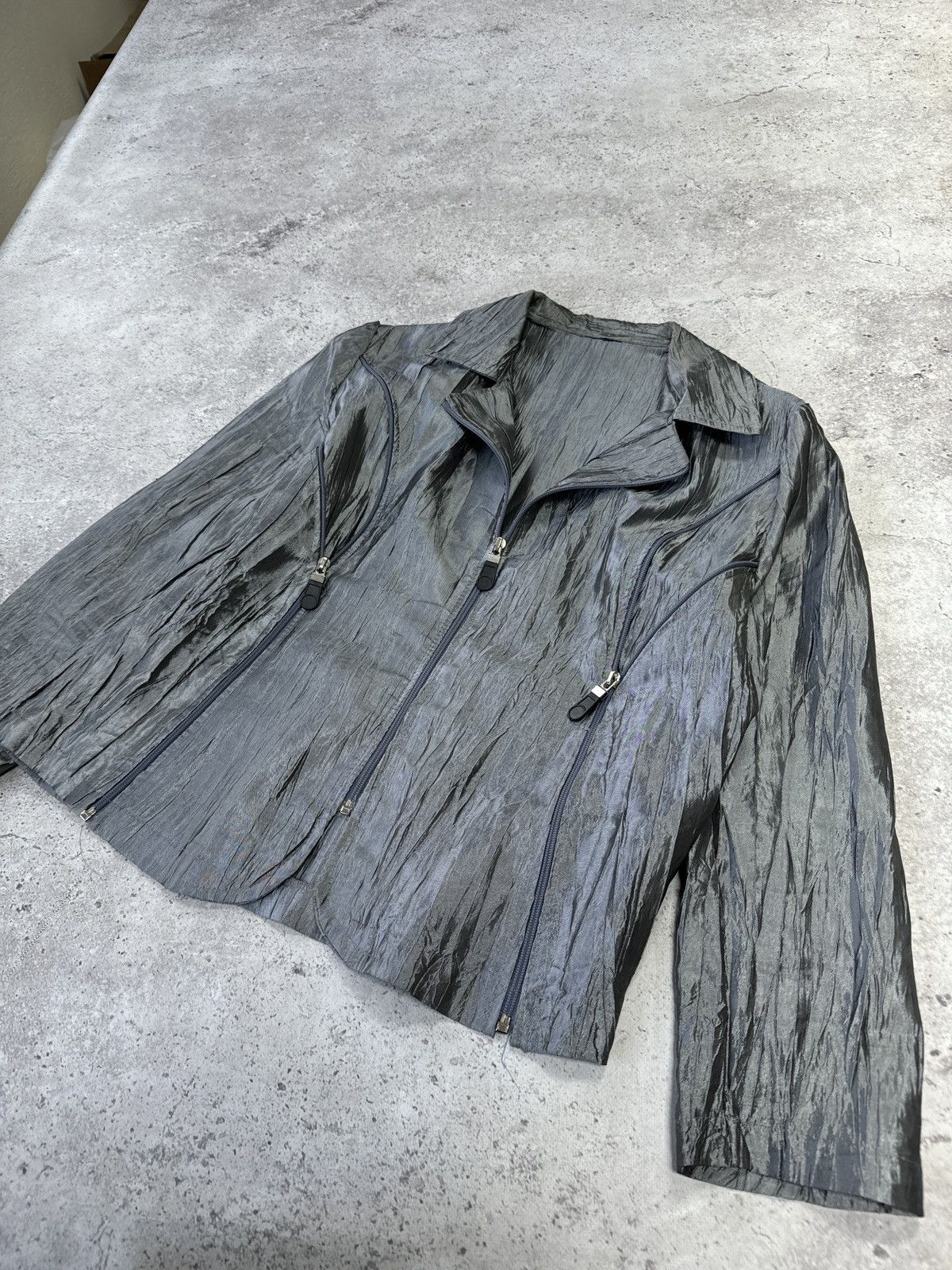 Japanese Brand Vintage Japanese Zip Post Archive/Issey Miyake Style Jacket Size US S / EU 44-46 / 1 - 4 Thumbnail