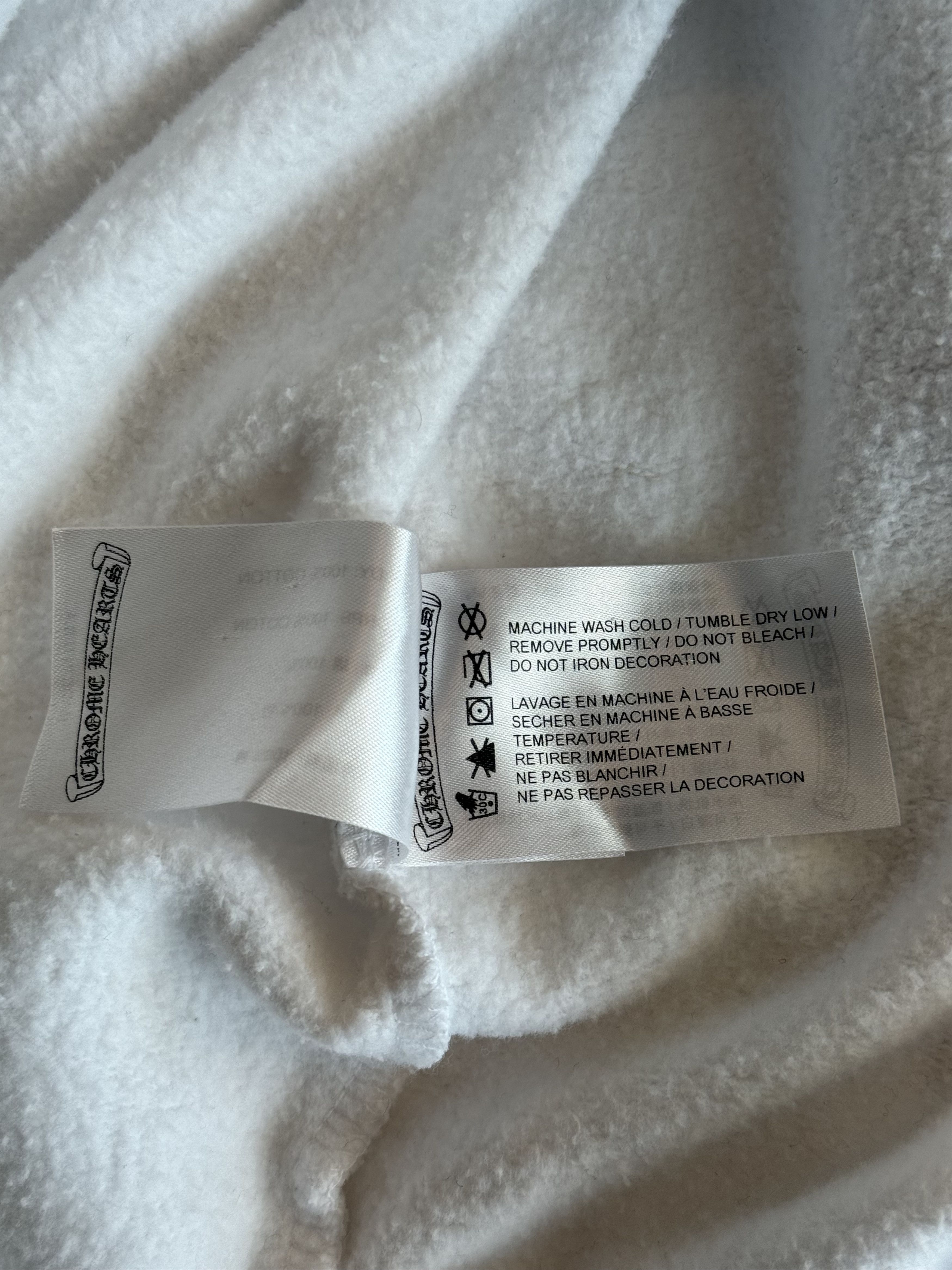 Chrome Hearts Chrome Hearts White & Blue Script Logo Zip Up Hoodie Size US XL / EU 56 / 4 - 5 Thumbnail