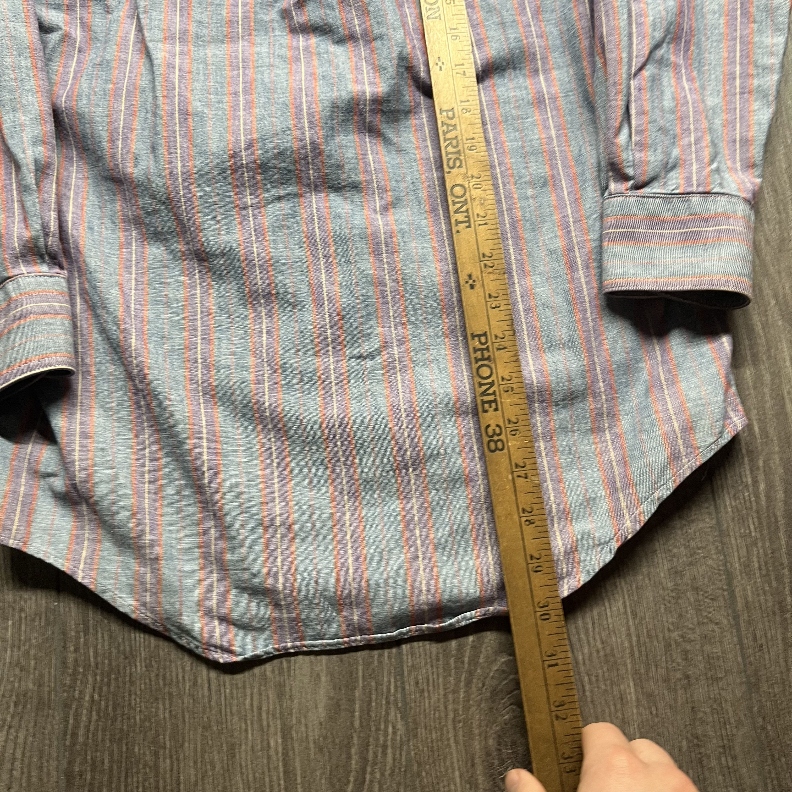 L.L. Bean × Vintage Vintage LL Bean 1990s Striped Button Down Shirt X Small Size US XS / EU 42 / 0 - 7 Thumbnail