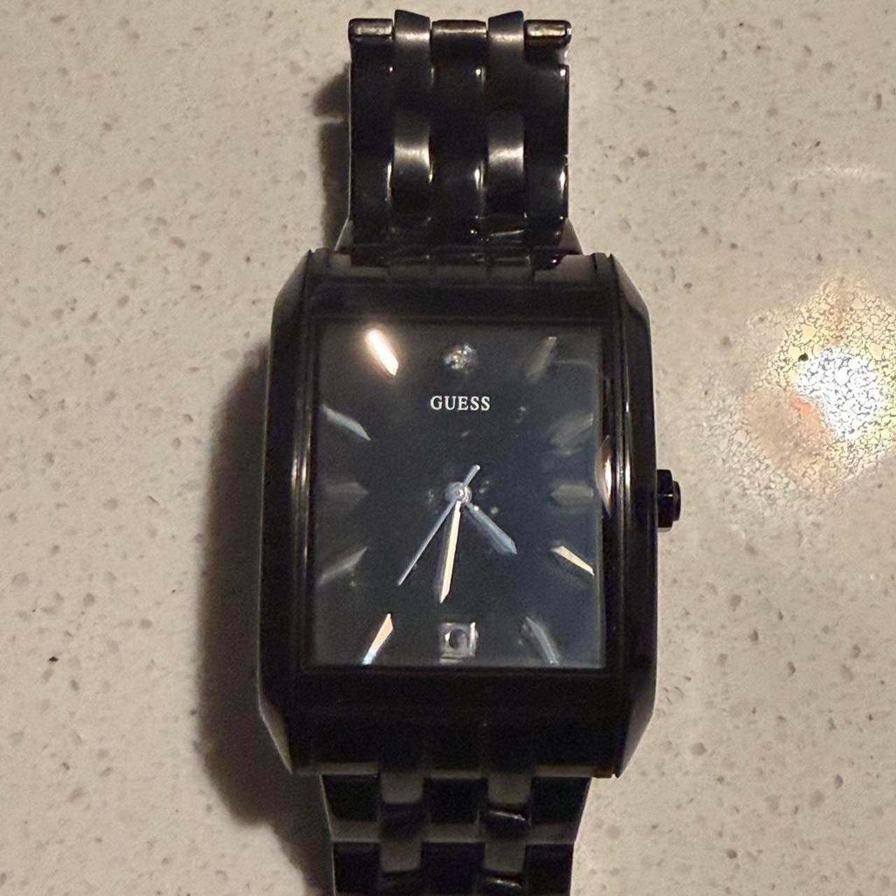 Guess 1996 Guess ❓Vintage mens Leather Strap Watch | Grailed