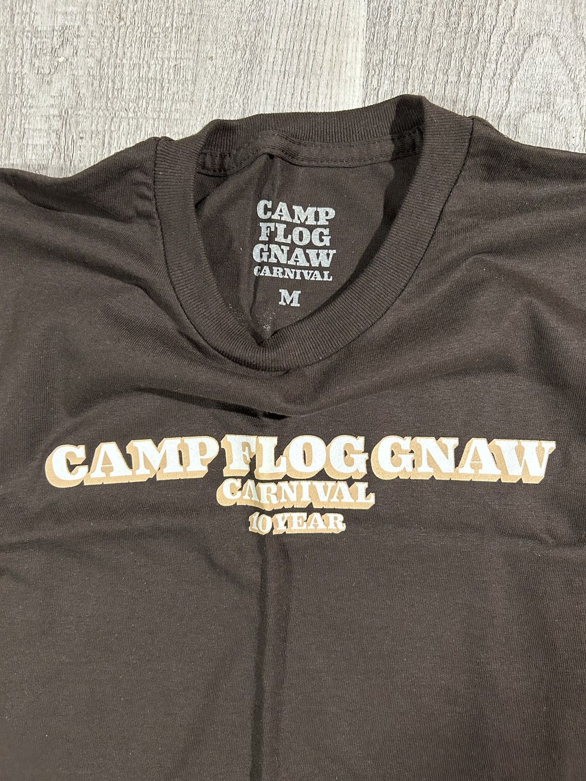 Golf Wang × Golf le Fleur Camp Flog Gnaw 10 year tee Size US M / EU 48-50 / 2 - 2 Thumbnail
