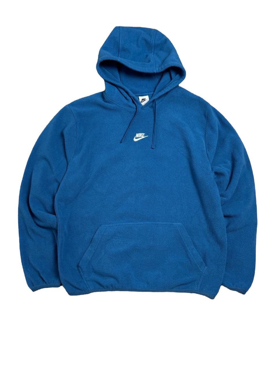 Nike × Vintage 🦧NIKE VINTAGE BASIC LOGO STREETWEAR TEDDY FLEECE HOODIE 🦧 Size US M / EU 48-50 / 2 - 1 Thumbnail