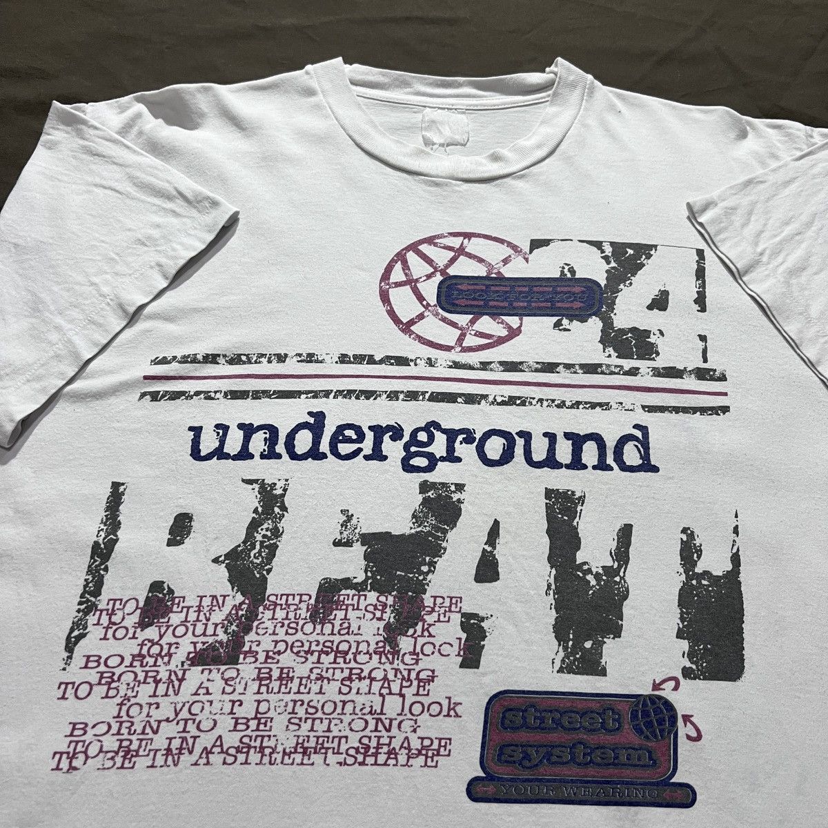Rap Tees Vintage Underground Beat Tee Hiphop Rap graphic streetwear Size US L / EU 52-54 / 3 - 1 Thumbnail