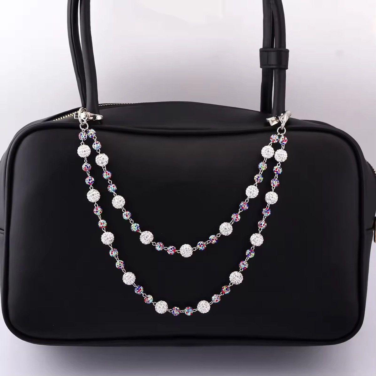 Jewelry COLOURFUL Beaded Chain Belt – Double Row Design Size ONE SIZE - 4 Thumbnail