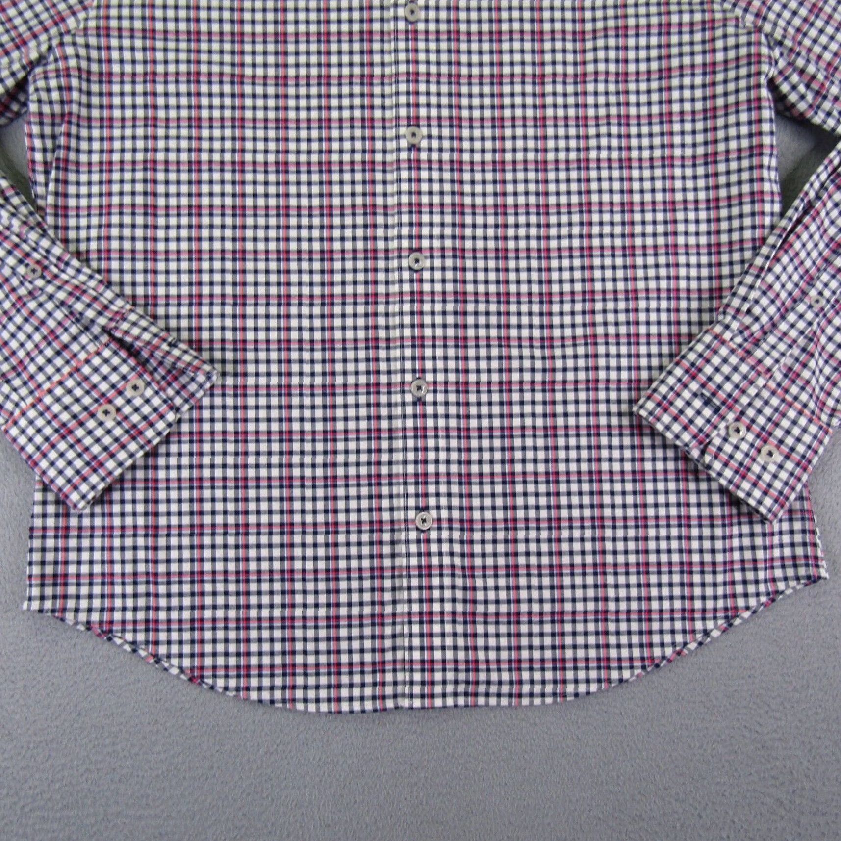 Vintage Twillory Shirt Mens Medium Blue Pink Plaid Button-Up Business Casual Formal Workwear Button-Down Collared Breathable Lightweight Stretch Size US M / EU 48-50 / 2 - 4 Thumbnail
