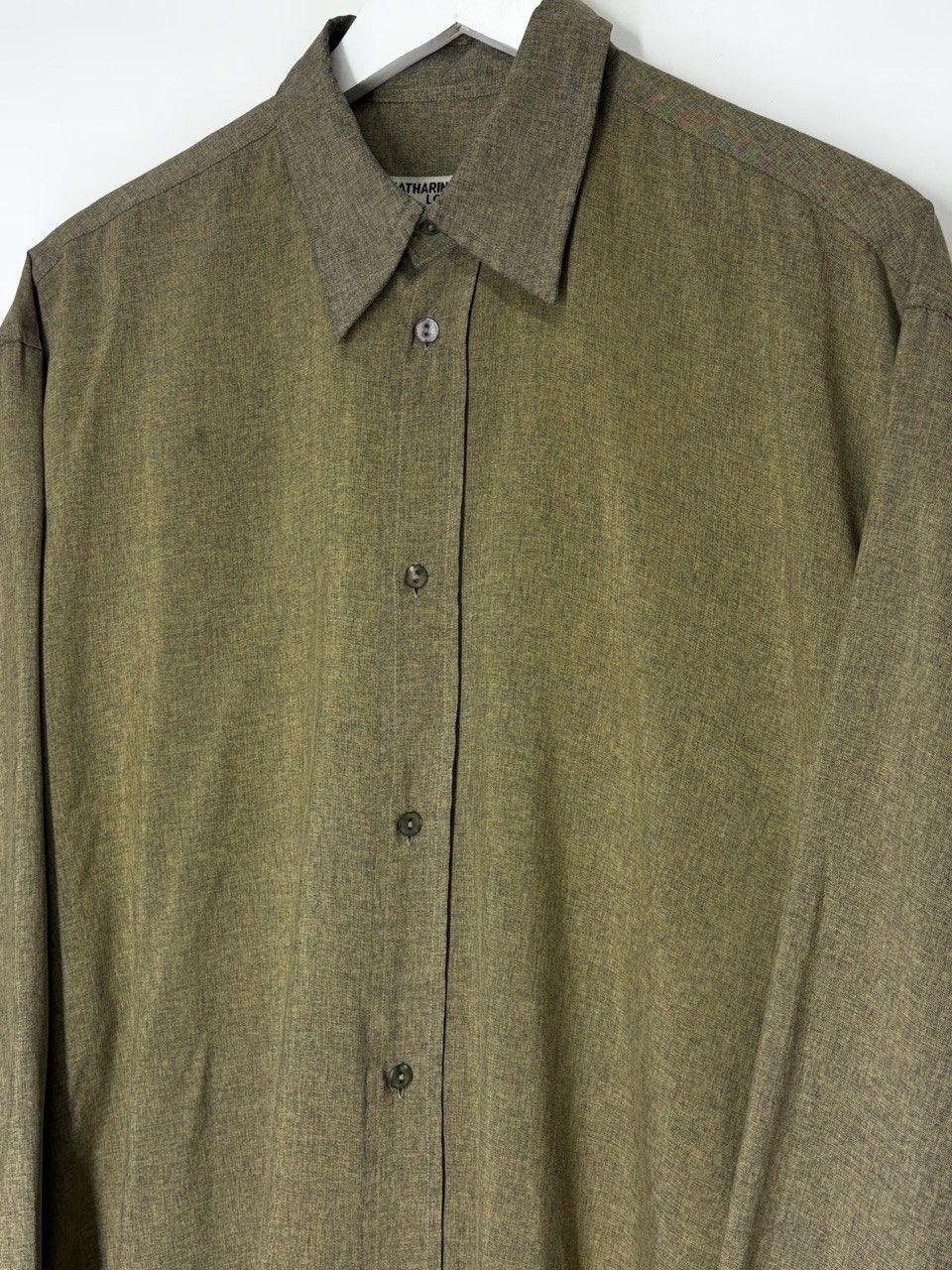 Katharine Hamnett London Katharine Hamnett London Green Oversized Archive Shirt Size US L / EU 52-54 / 3 - 3 Thumbnail