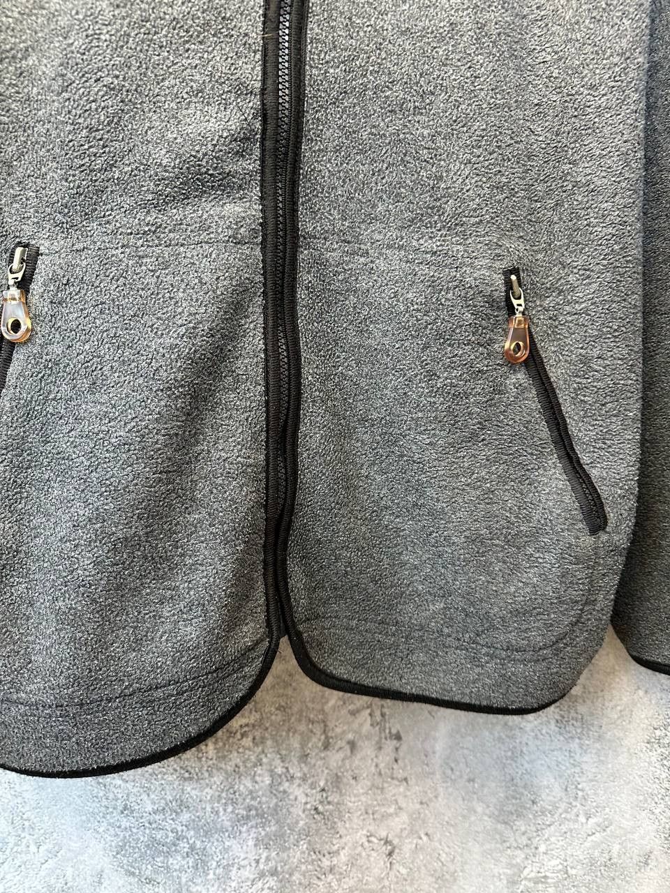Yves Saint Laurent Yves Saint Laurent Full Zip Fleece Hoodie Gray Vintage Size US L / EU 52-54 / 3 - 8 Thumbnail