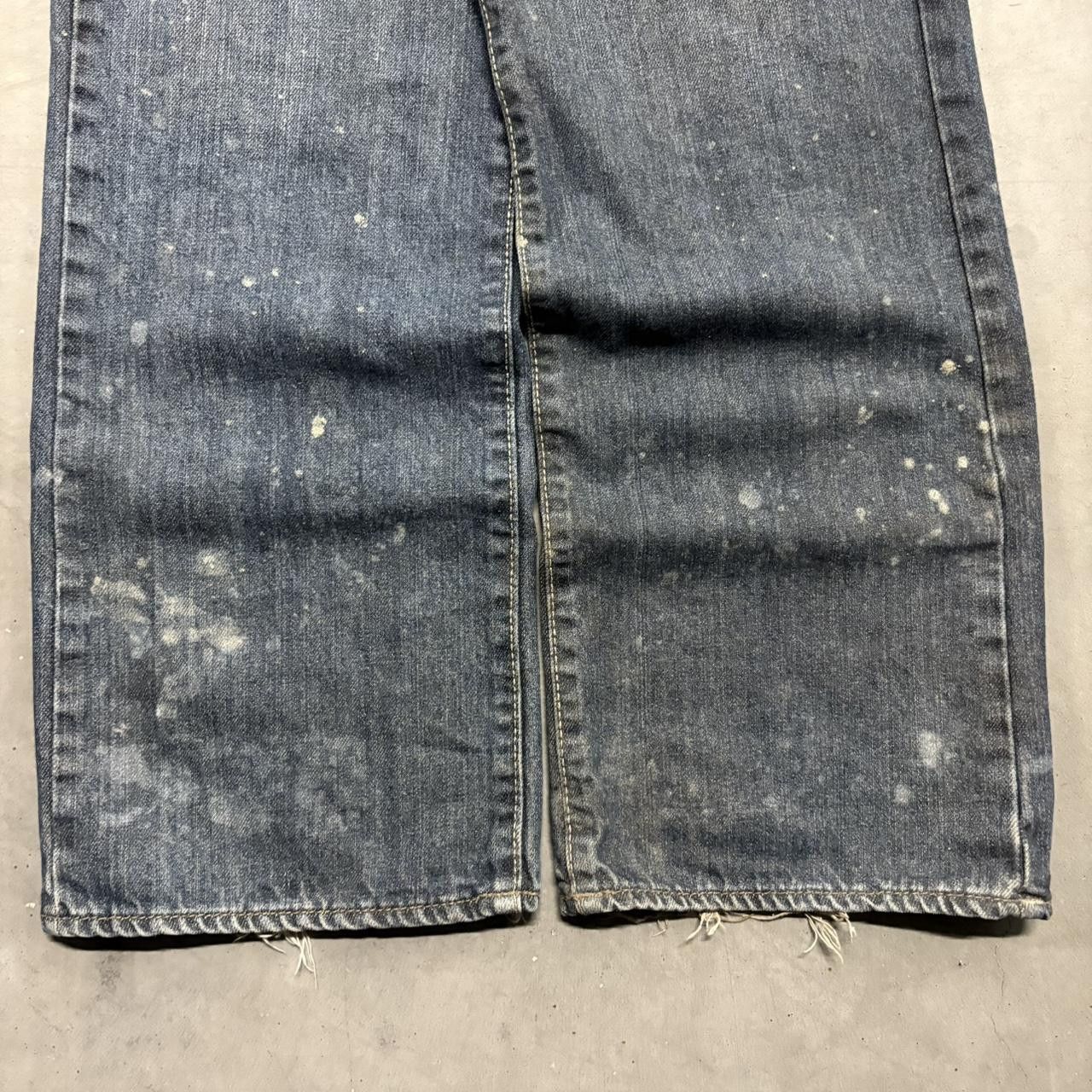Vintage Crazy Vintage Y2K/2000s Baggy Straight Leg Dark Wash Denim Jeans! Size US 34 / EU 50 - 5 Thumbnail