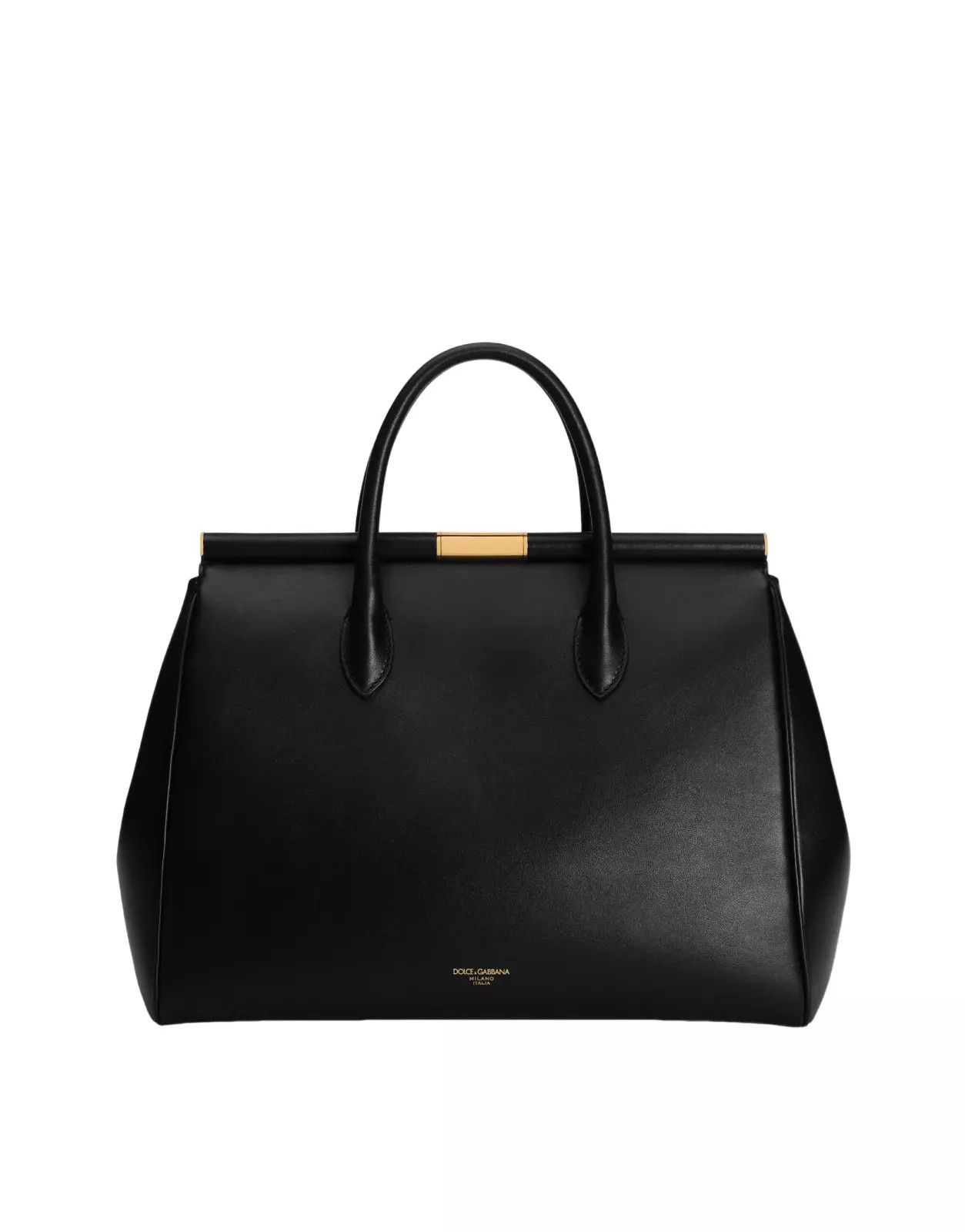 DOLCE&GABBANA Marlene Black Leather Handbag New Auth