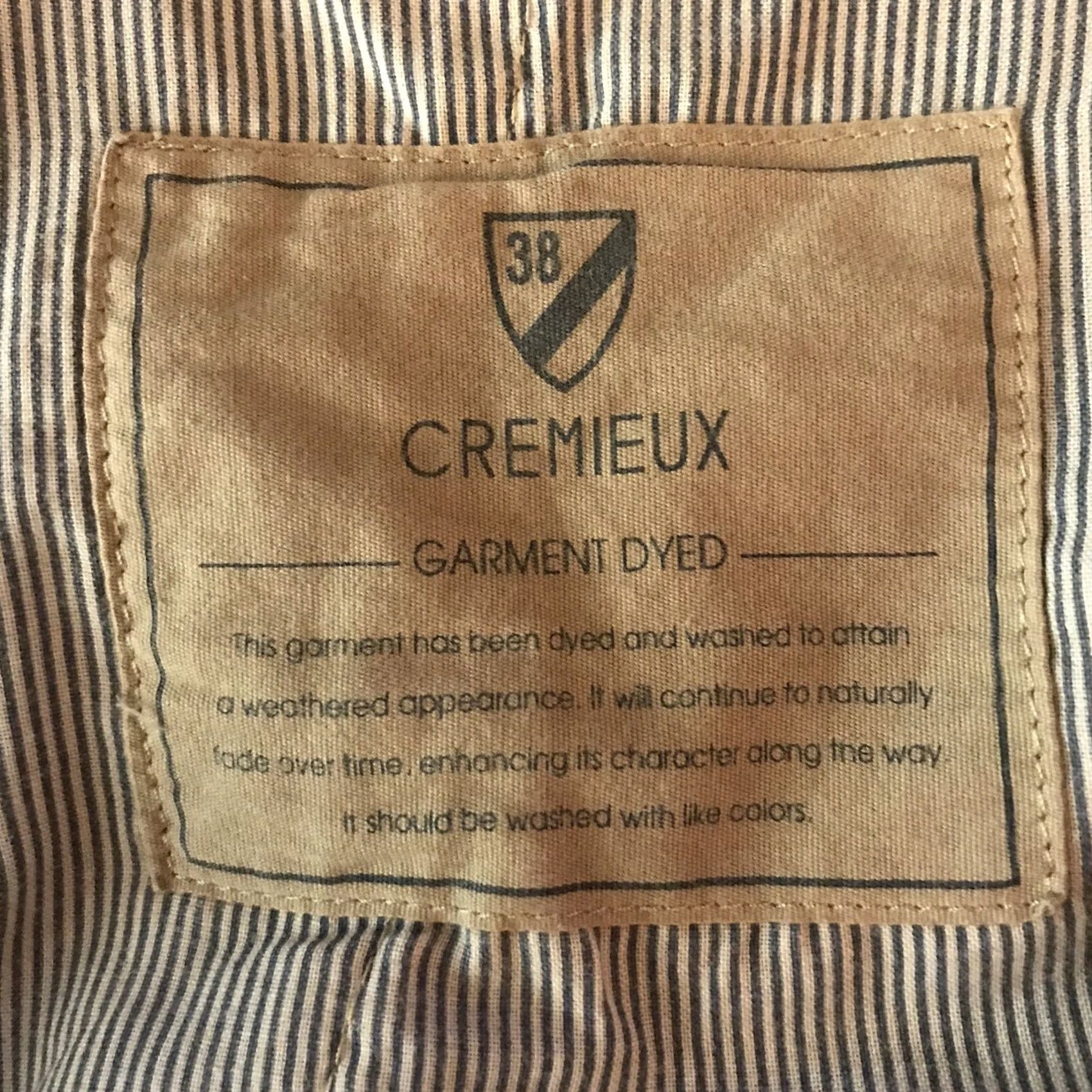 Cremieux Cremieux Madison Shorts Mens Beach Chino Flat Front Big & Tall 52 Inseam 10 Beige Garment Dyed Size US 36 / EU 52 - 2 Thumbnail