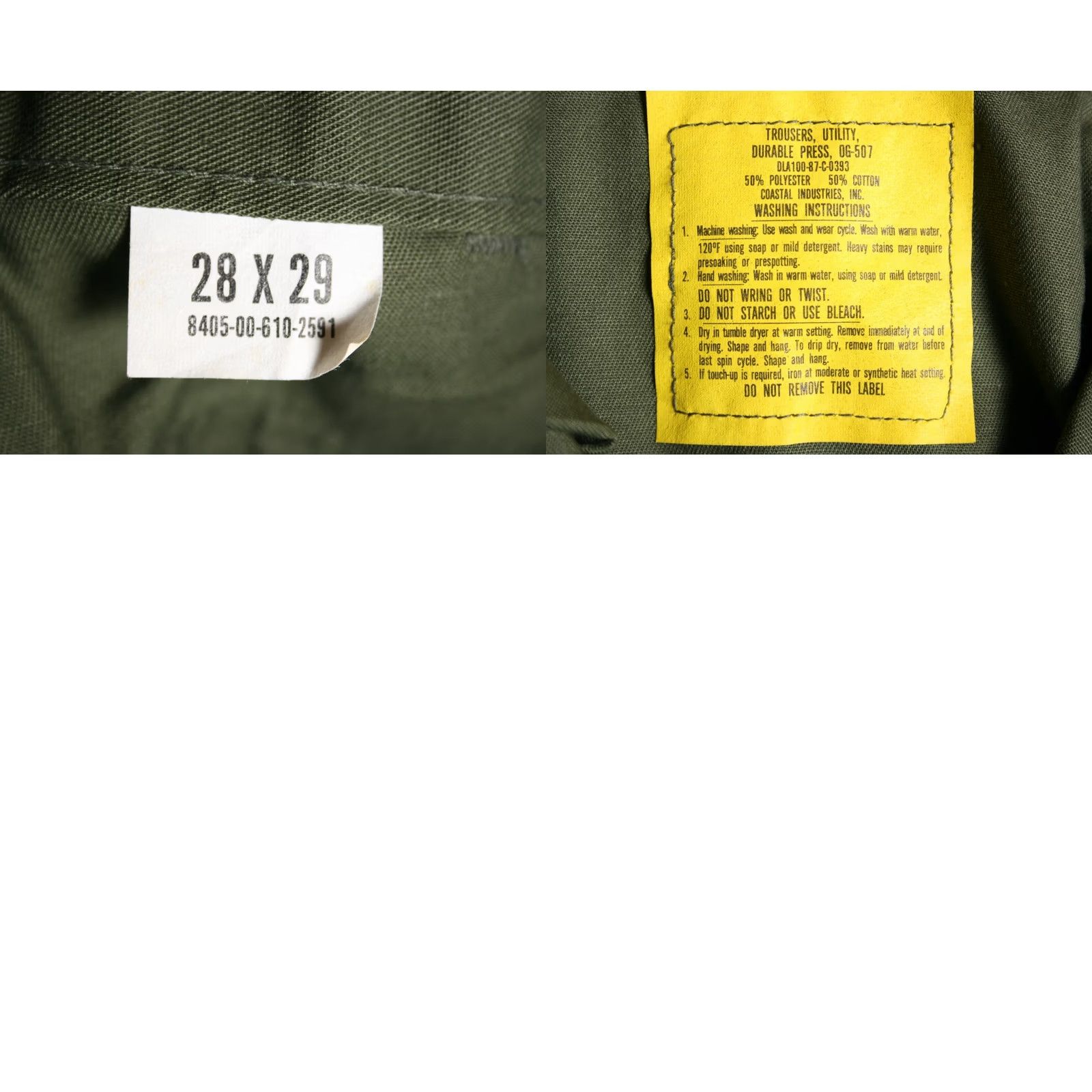 Vintage VINTAGE US Military Army Green OG-507 Utility Trousers Nike? Size US 26 / EU 42 - 8 Thumbnail