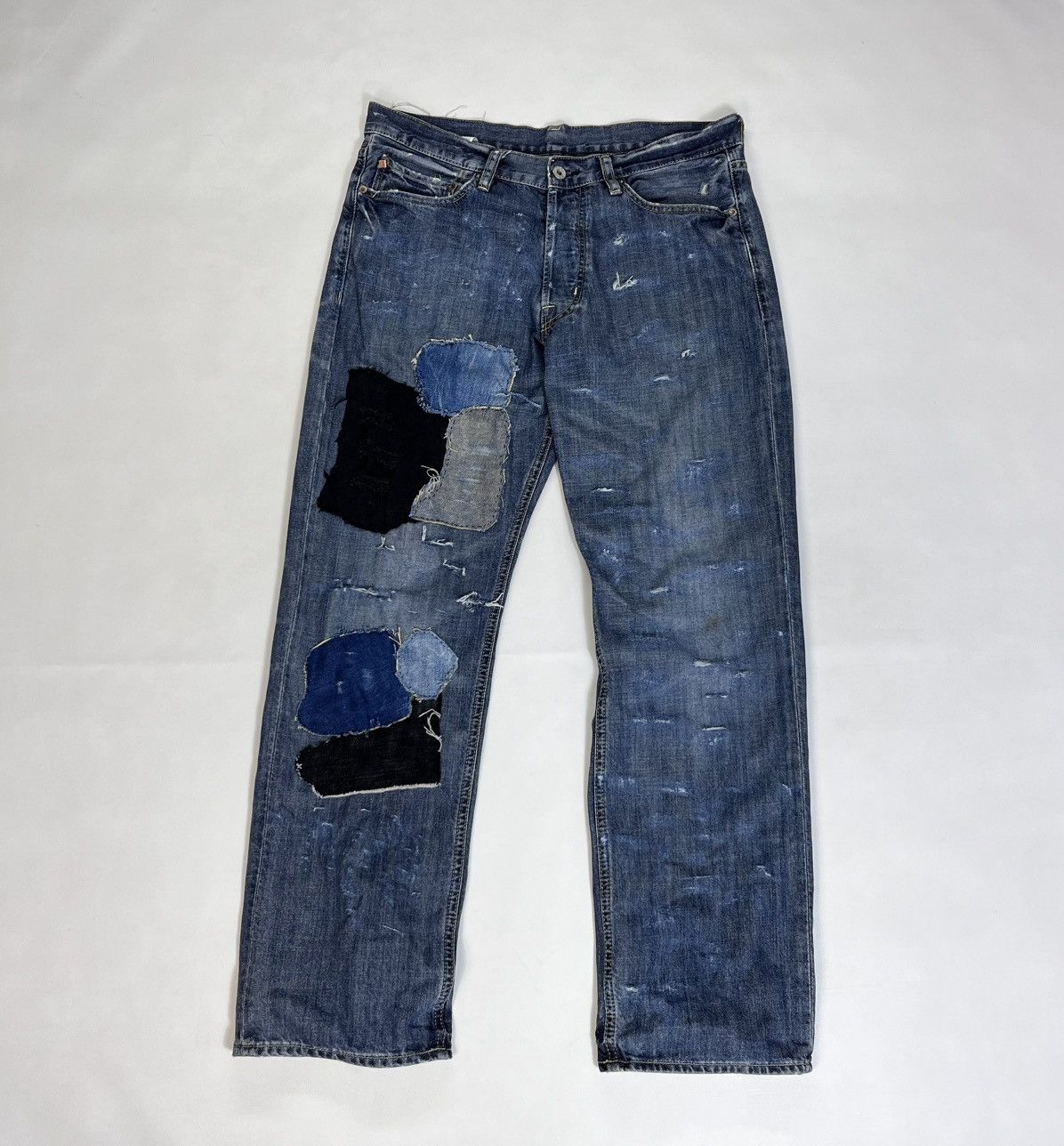 Denim and Supply Ralph Lauren Patchwork Denim Custom Pants