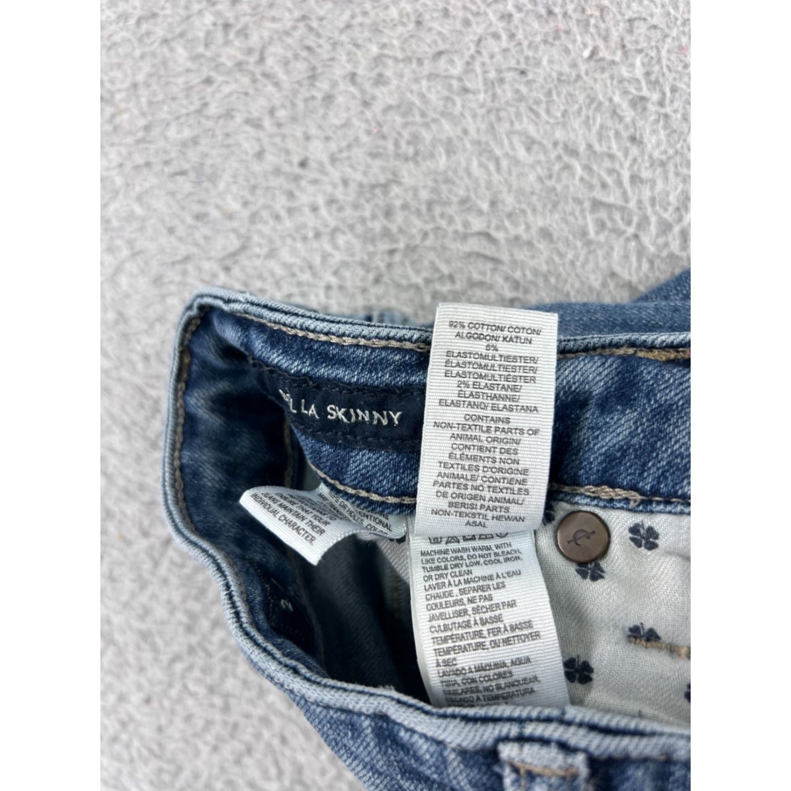 Lucky Brand Lucky Brand Jeans Womens 2 Blue Denim Skinny Candiani Fabric Milan Size 26" / US 2 / IT 38 - 4 Thumbnail