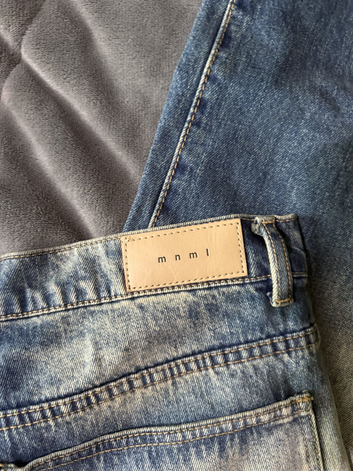 MNML MNML Baggy Rave Denim - Blue / 36 Size US 36 / EU 52 - 7 Thumbnail