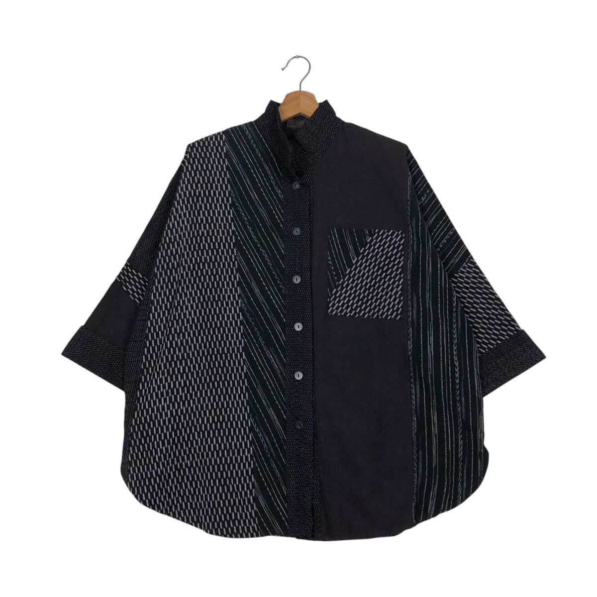 Indigo × Japanese Brand × Vintage 📌Vintage Indigo Button Jacket Japanese Brand Issey Miyake Size US M / EU 48-50 / 2 - 2 Thumbnail