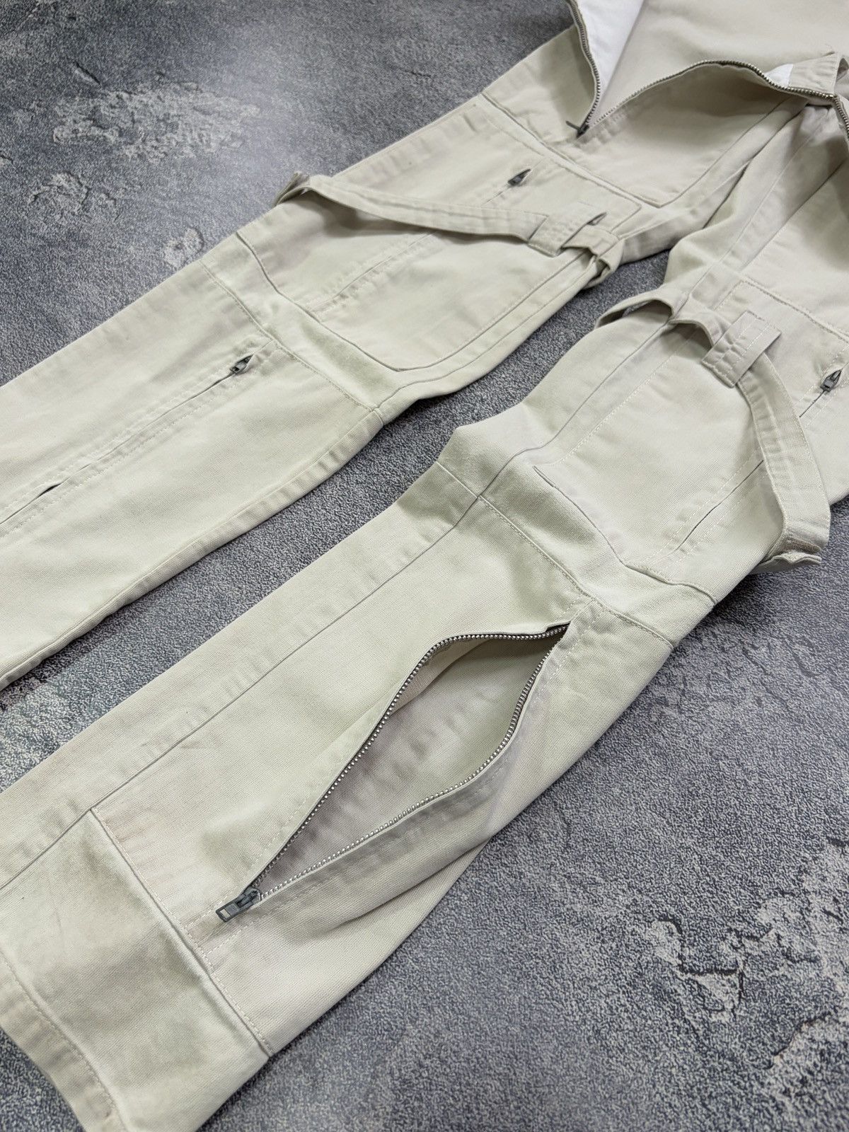 Helmut Lang Runway! AW99 Helmut Lang Multi Zip Pocket Bondage Pants Size US 27 - 12 Thumbnail