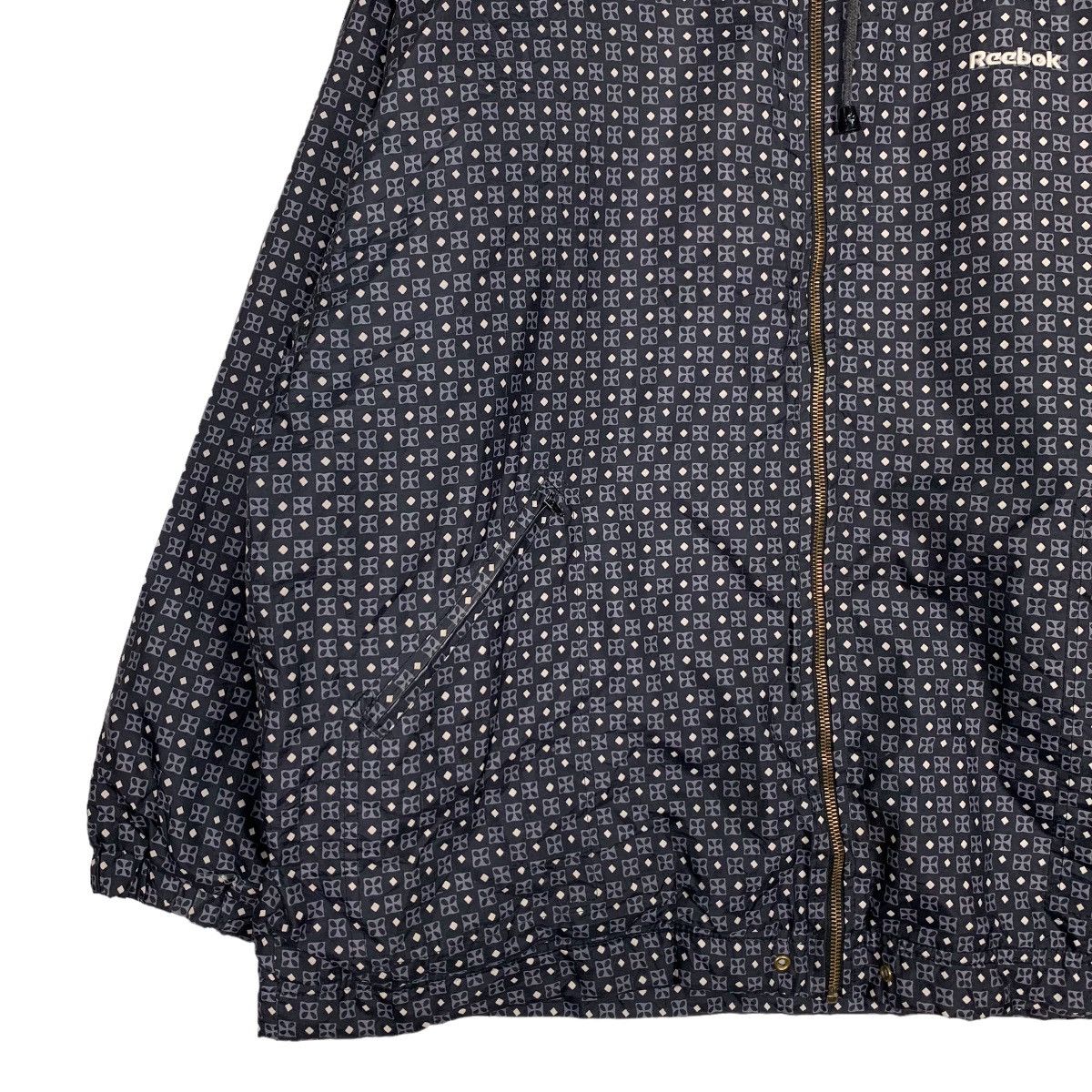 Reebok REEBOK Embroidery Logo Fullprint Hoodie Jacket #0063-C4 Size US XL / EU 56 / 4 - 4 Thumbnail