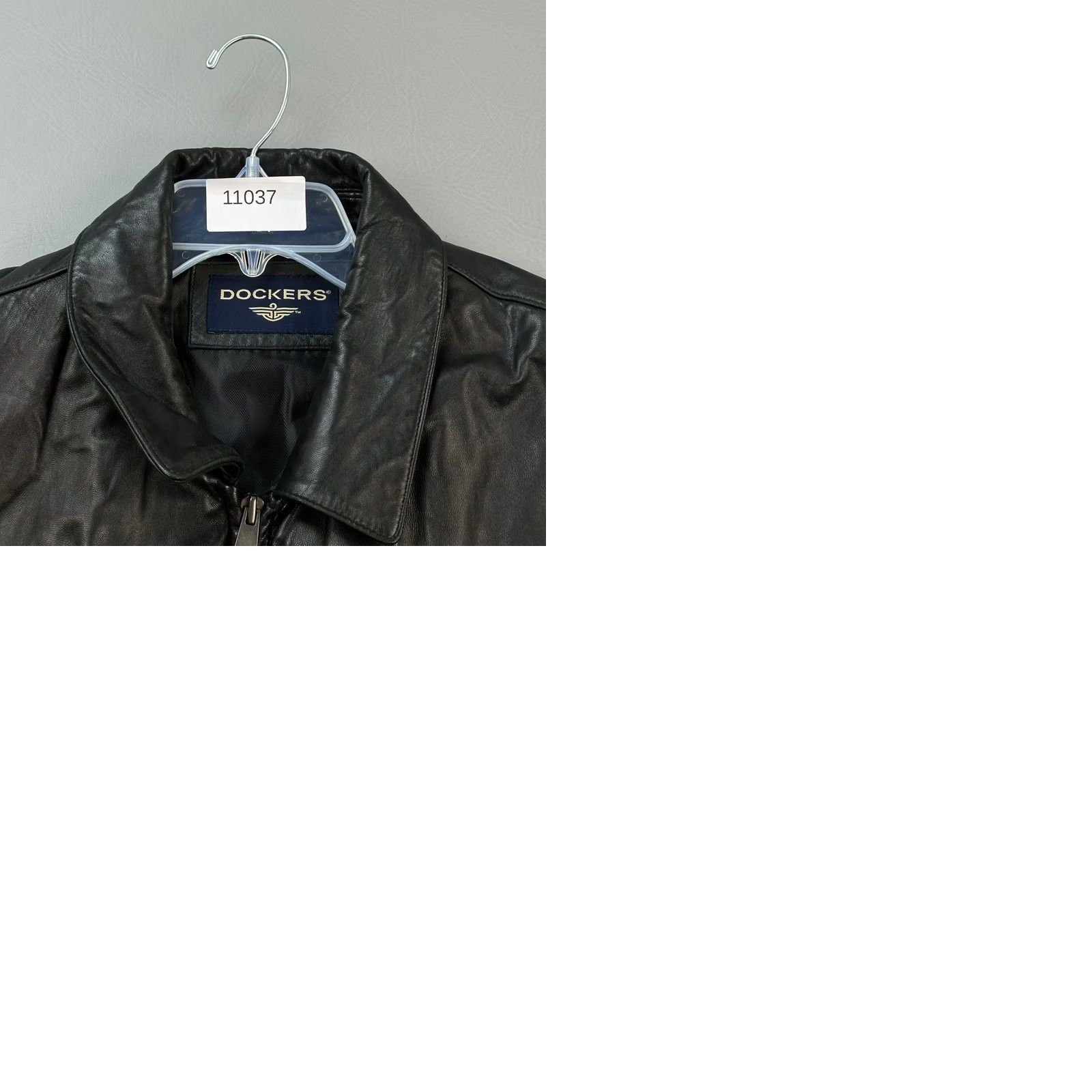 Dockers VINTAGE Dockers Jacket Mens XL Butter Black Soft Leather Fill Zip Lined Bomber Size US XL / EU 56 / 4 - 10 Thumbnail