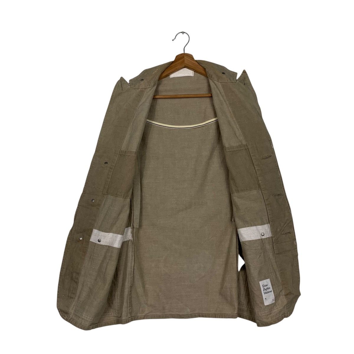 Japanese Brand VIOLET BUFFALO WALLOWS Hidden Button Casual Jacket #1844-C80 Size US L / EU 52-54 / 3 - 11 Thumbnail