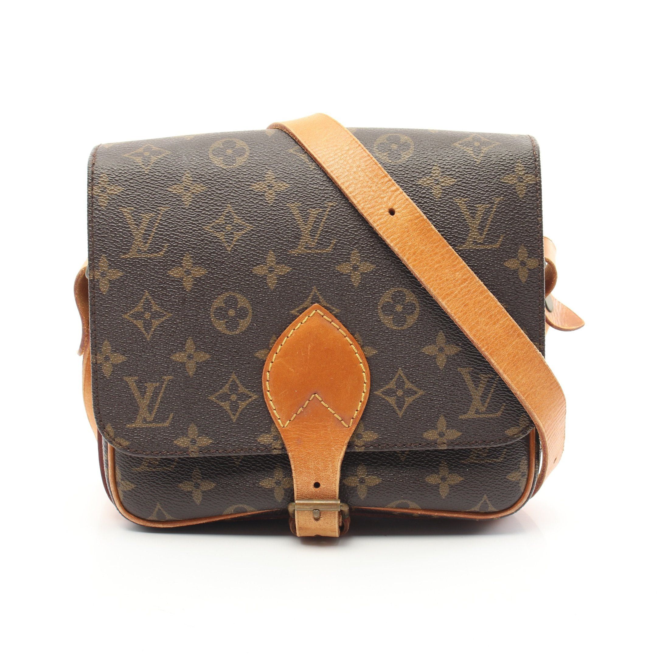 Louis Vuitton Louis Vuitton Cartesier Mm Monogram Shoulder Bag Leather Brown Size ONE SIZE - 1 Thumbnail
