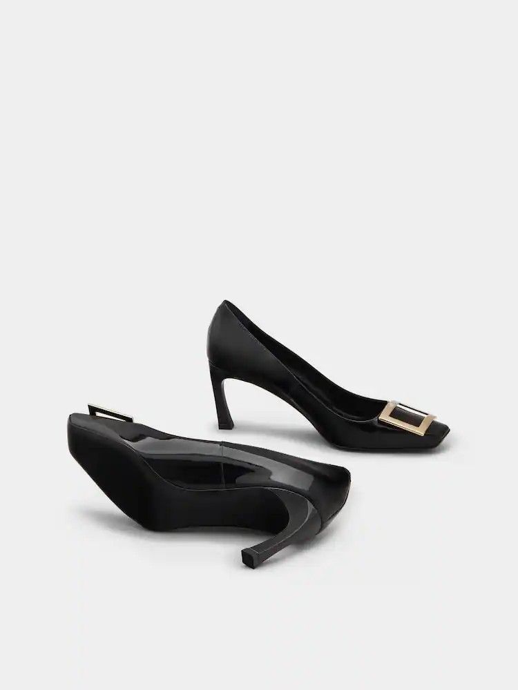 Roger Vivier o1s22i1n0824 Belle Trompette 70 Pumps in Black Size US 9 / IT 39 - 6 Thumbnail